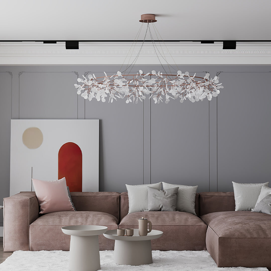 Arthearae Postmodern Luxury Round Acrylic Chandelier - Letslighting
