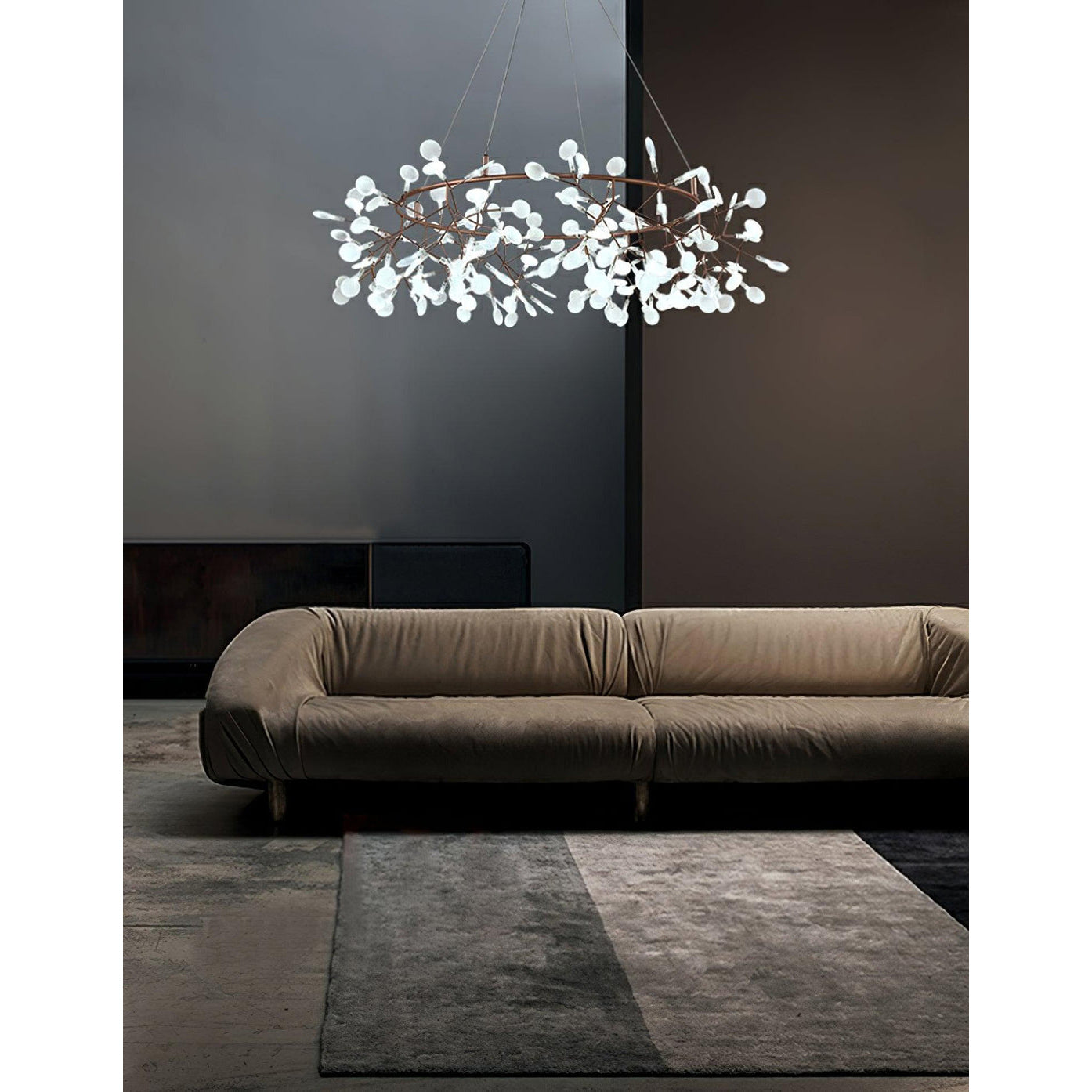 Arthearae Postmodern Luxury Round Acrylic Chandelier - Letslighting