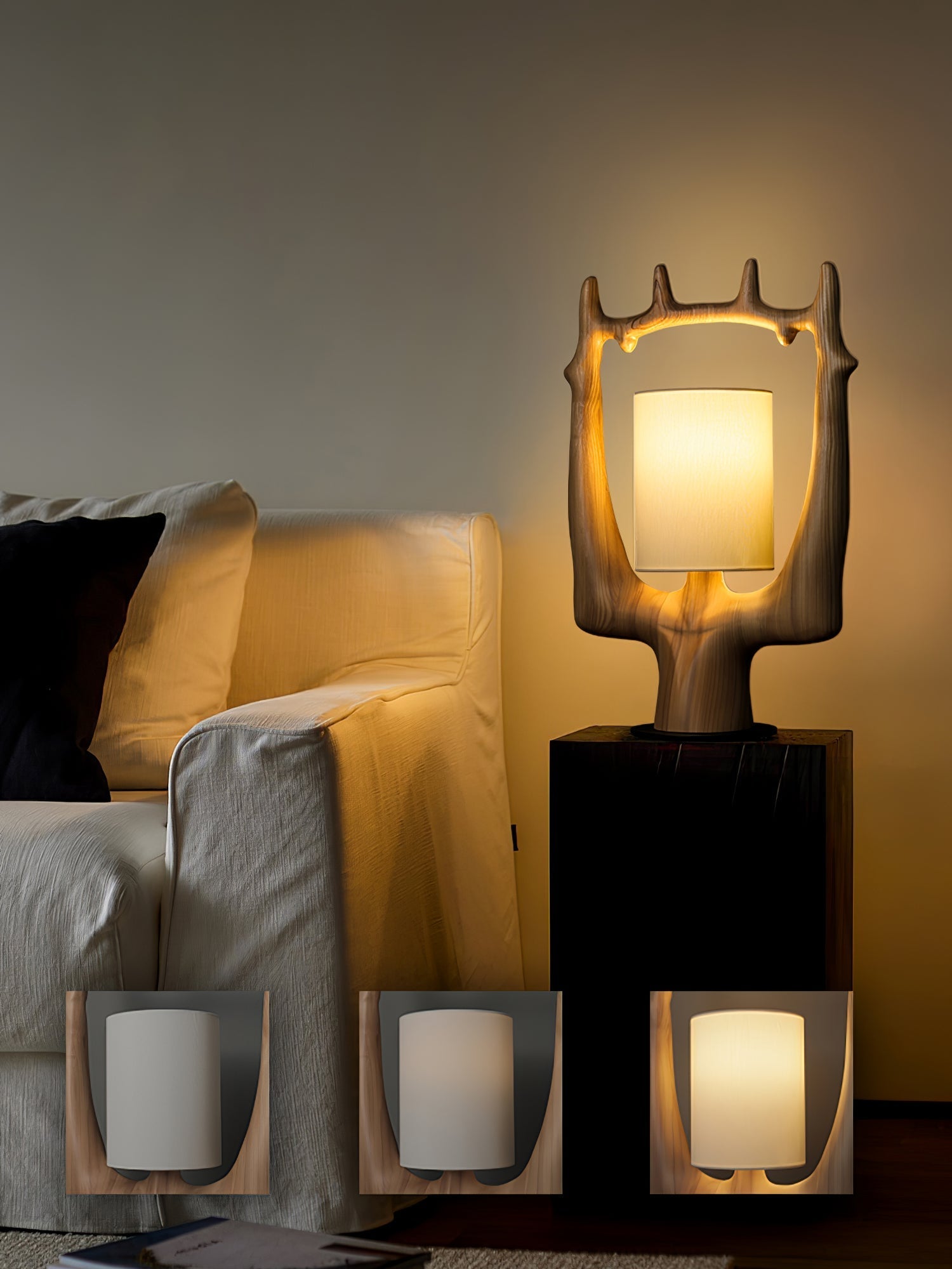 Roise Nature Wood Table Lamp - Letslighting