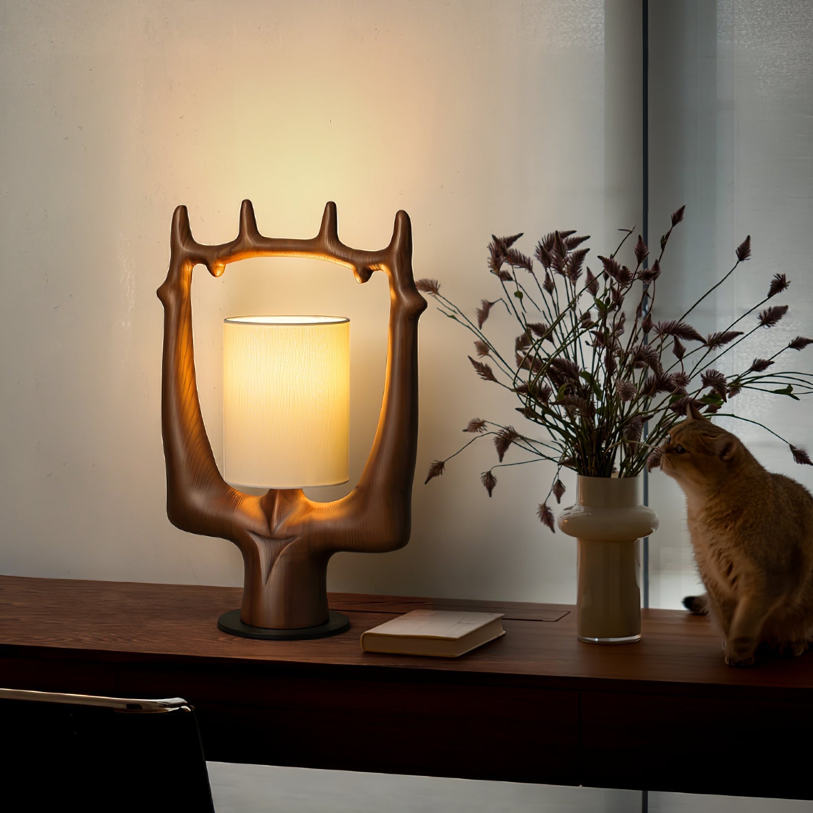 Roise Nature Wood Table Lamp - Letslighting