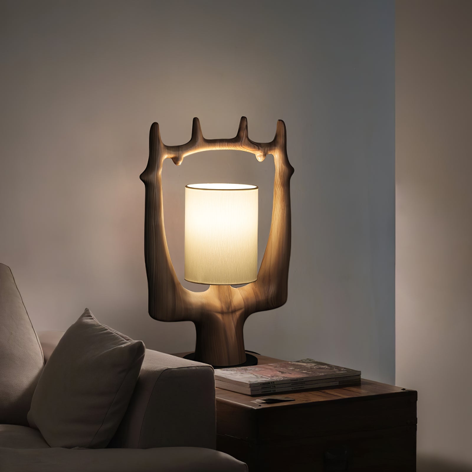 Roise Nature Wood Table Lamp - Letslighting