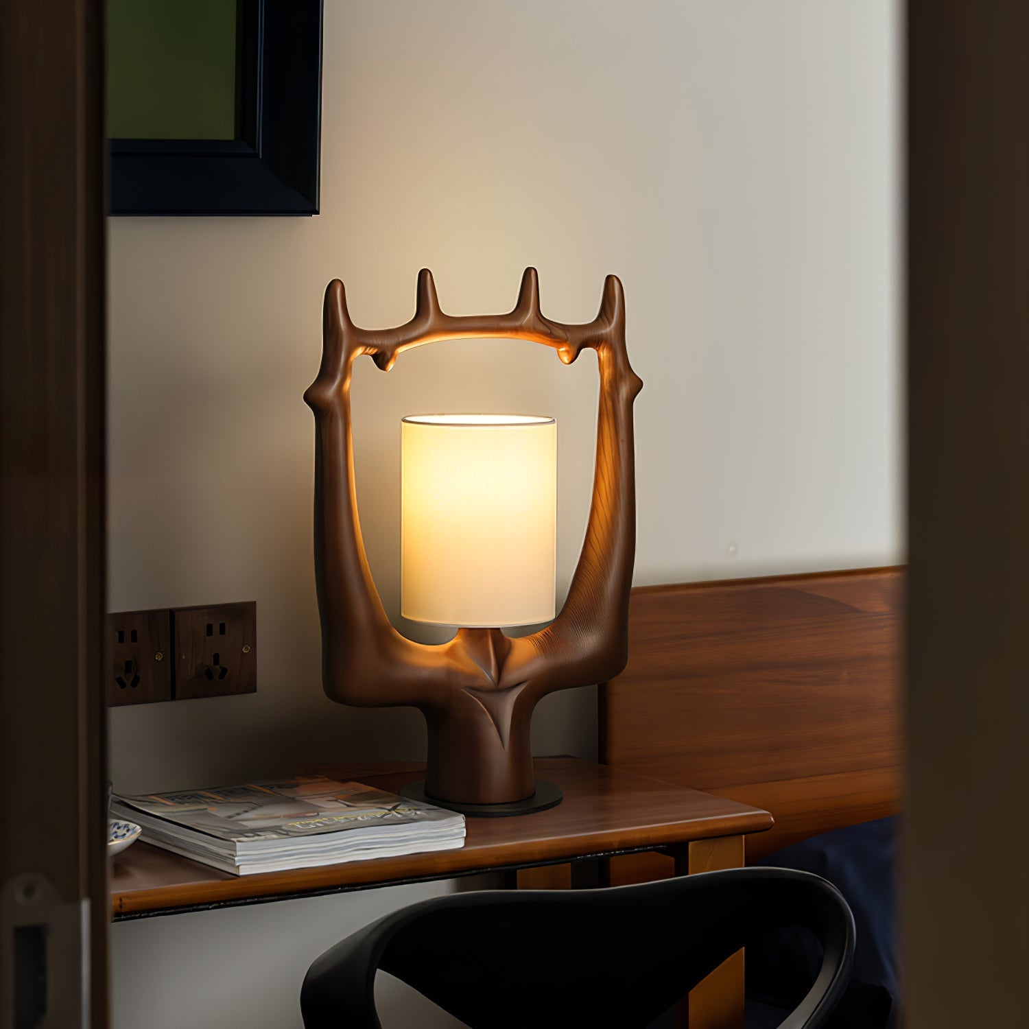 Roise Nature Wood Table Lamp - Letslighting