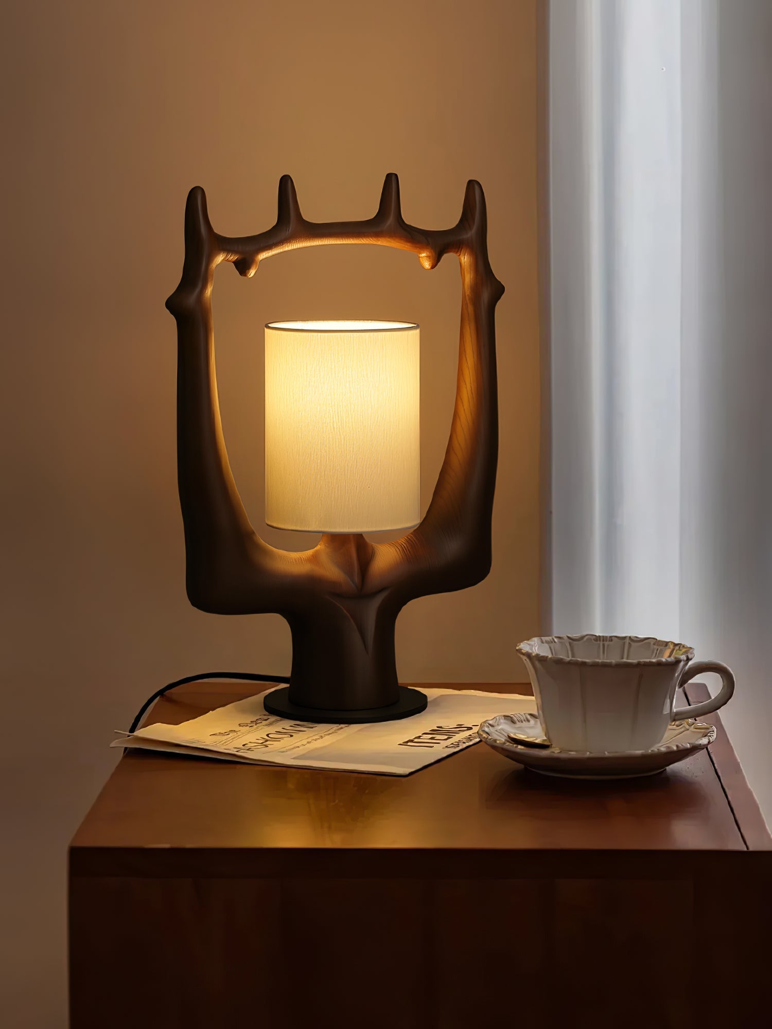Roise Nature Wood Table Lamp - Letslighting