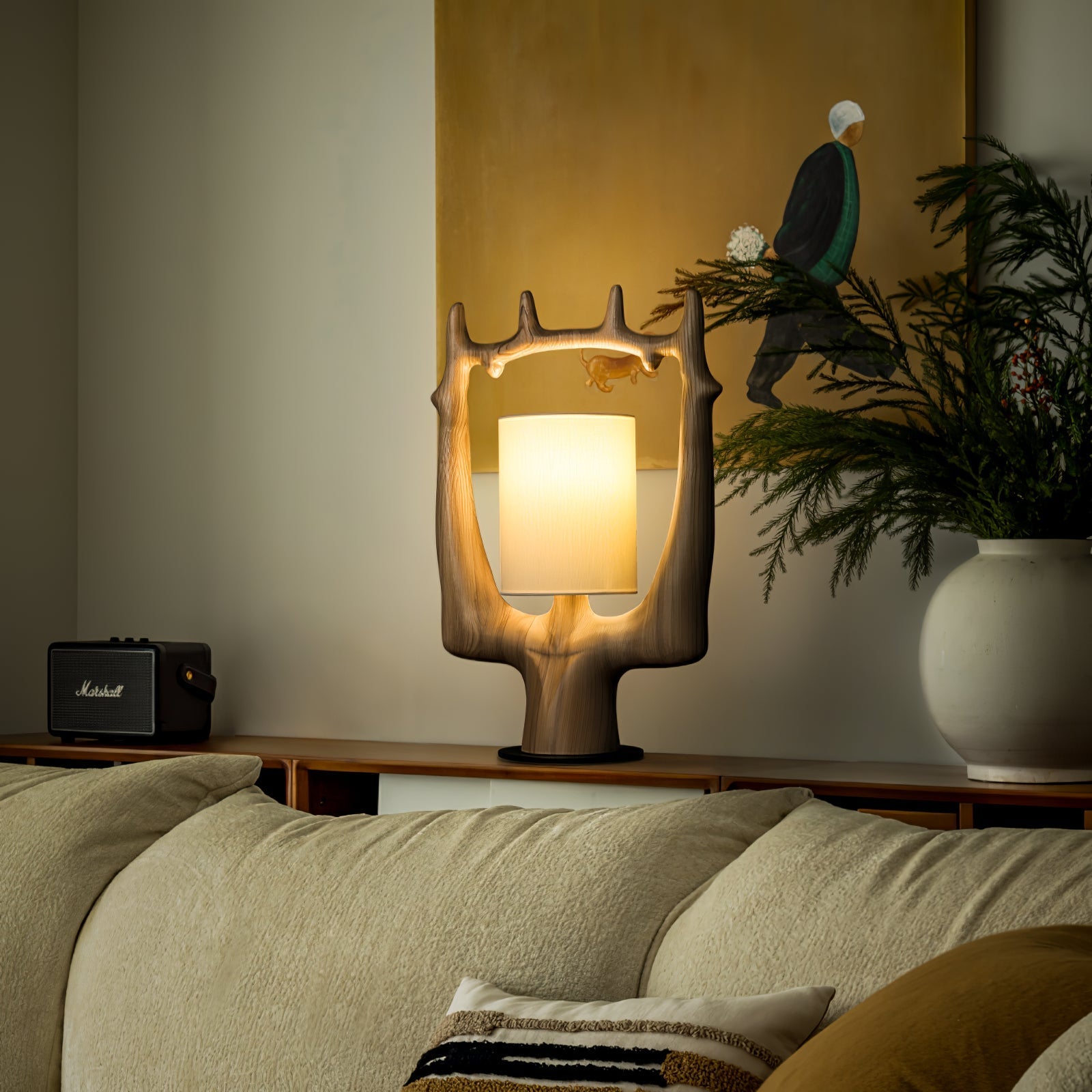 Roise Nature Wood Table Lamp - Letslighting