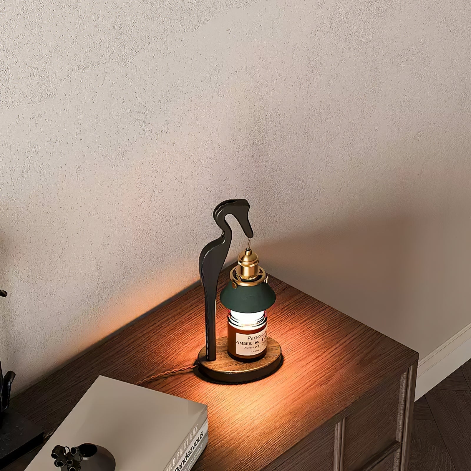 Trivana Wood Artistic Table Lamp - Letslighting