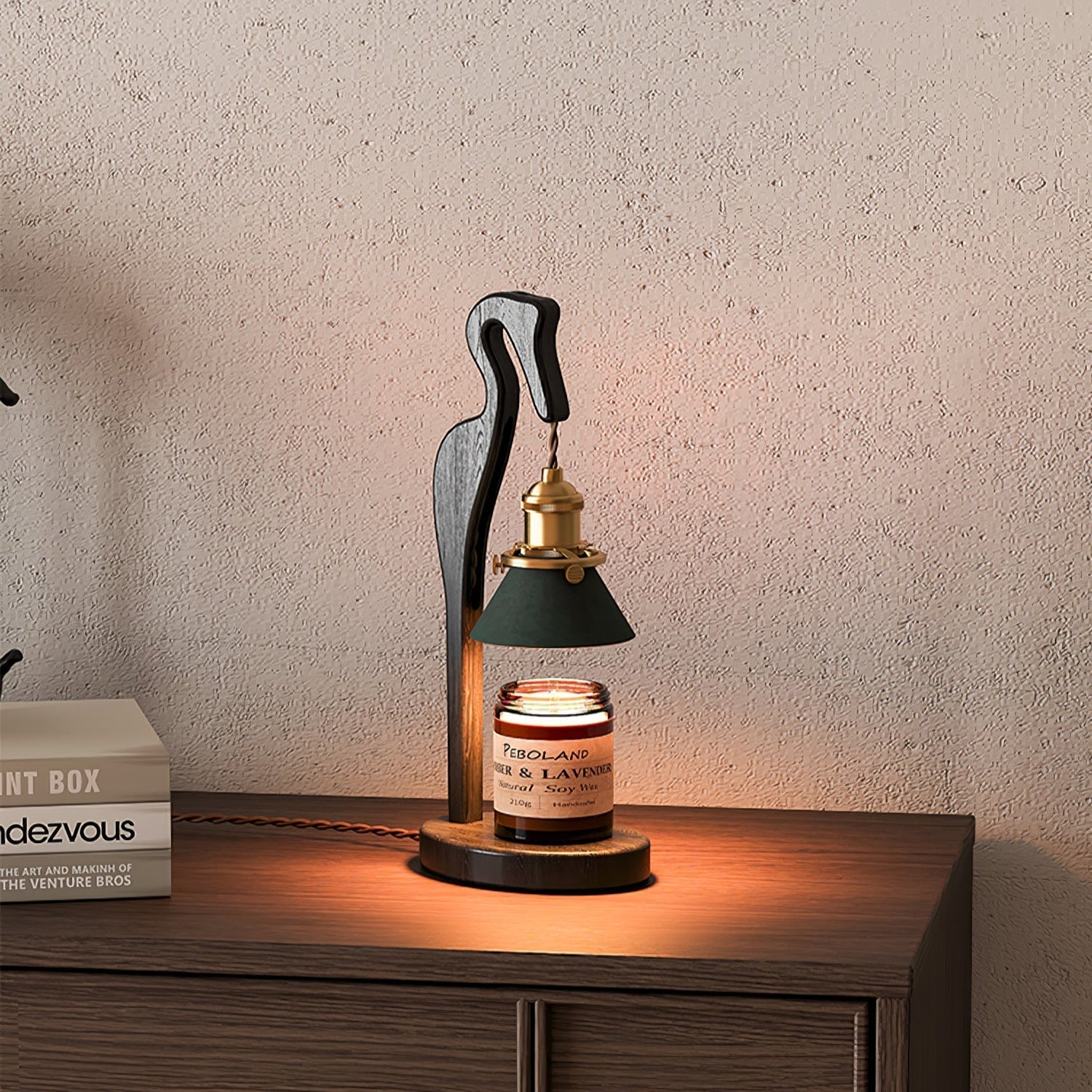 Trivana Wood Artistic Table Lamp - Letslighting
