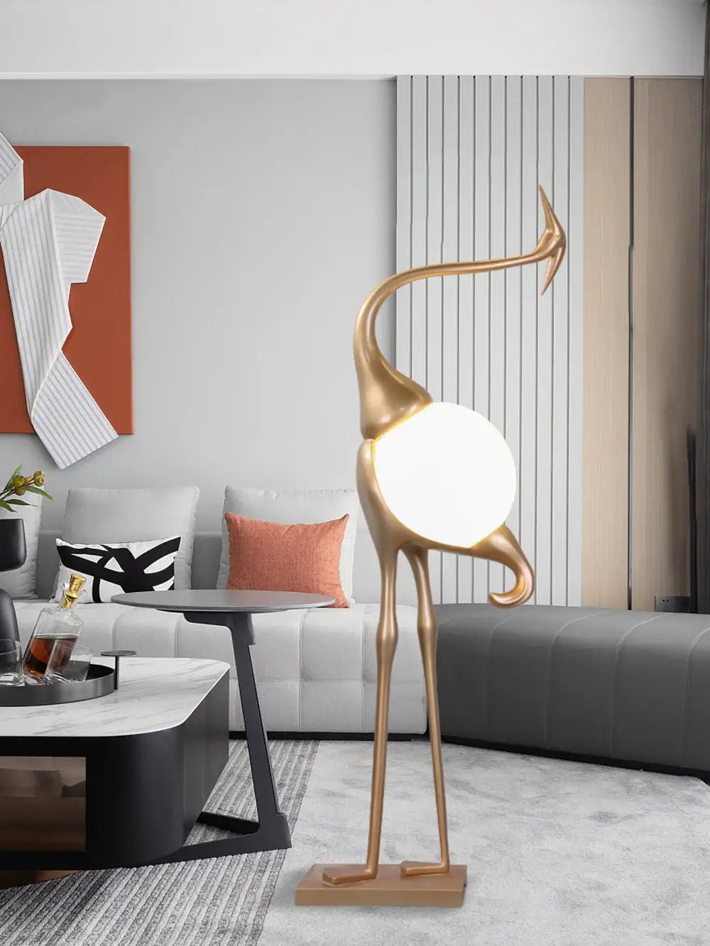 Uraearae Crane Shaped Wall Sconce - Letslighting
