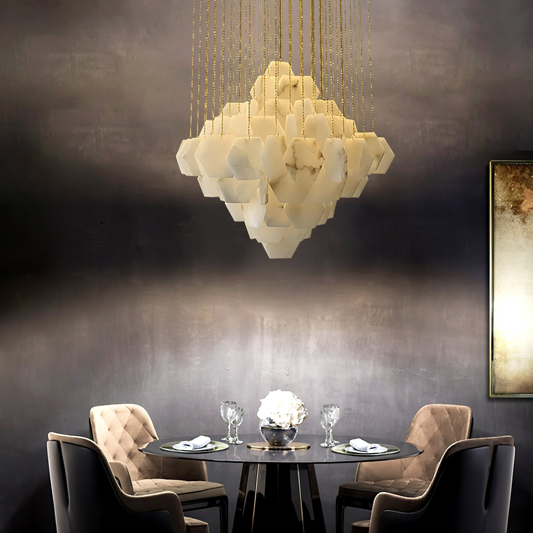 Aurelia Luxury Alabaster Chandelier