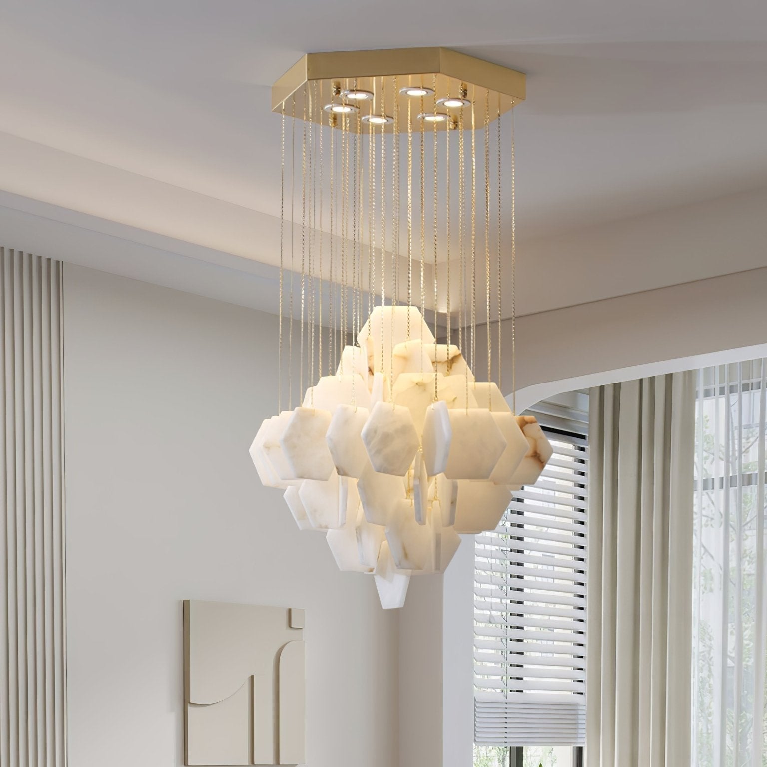 Aurelia Luxury Alabaster Chandelier