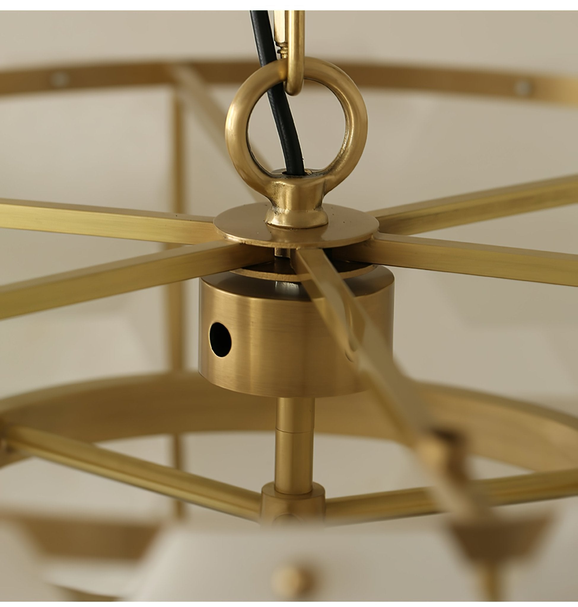 Evenaris Honeycomb Alabaster Chandelier