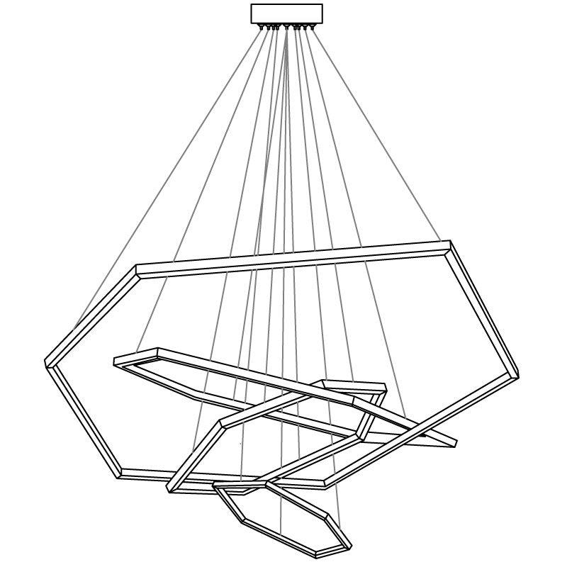 Ilira Modern Minimalist Acrylic Chandelier - Letslighting