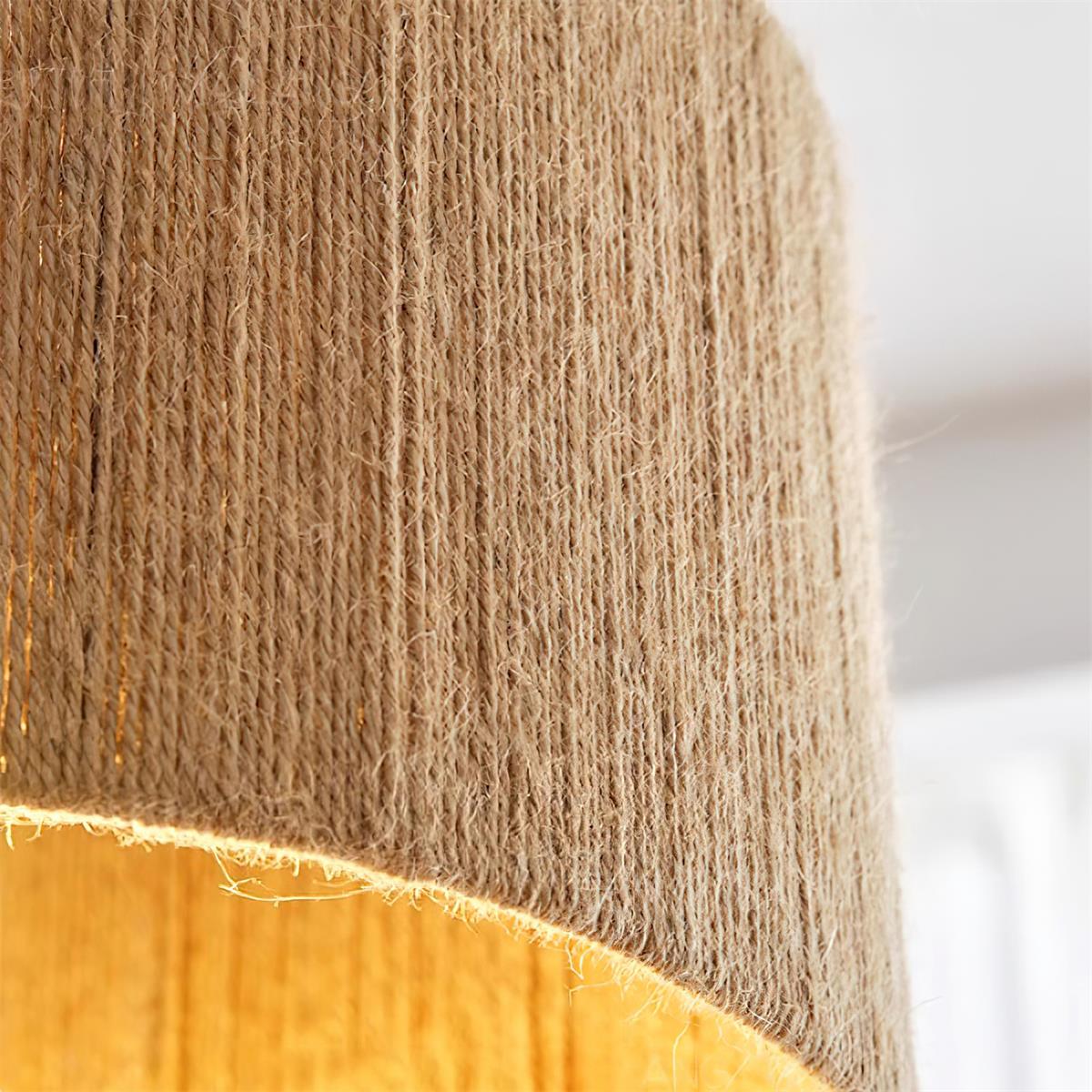 Hiller Pendant Lamp Textured Cotton Silk - Letslighting