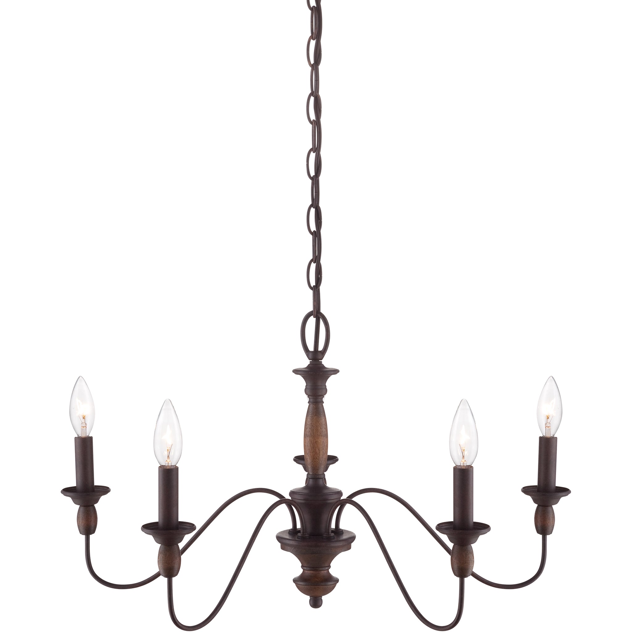 Cutheus Vintage Industrial Wooden Chandelier - Letslighting