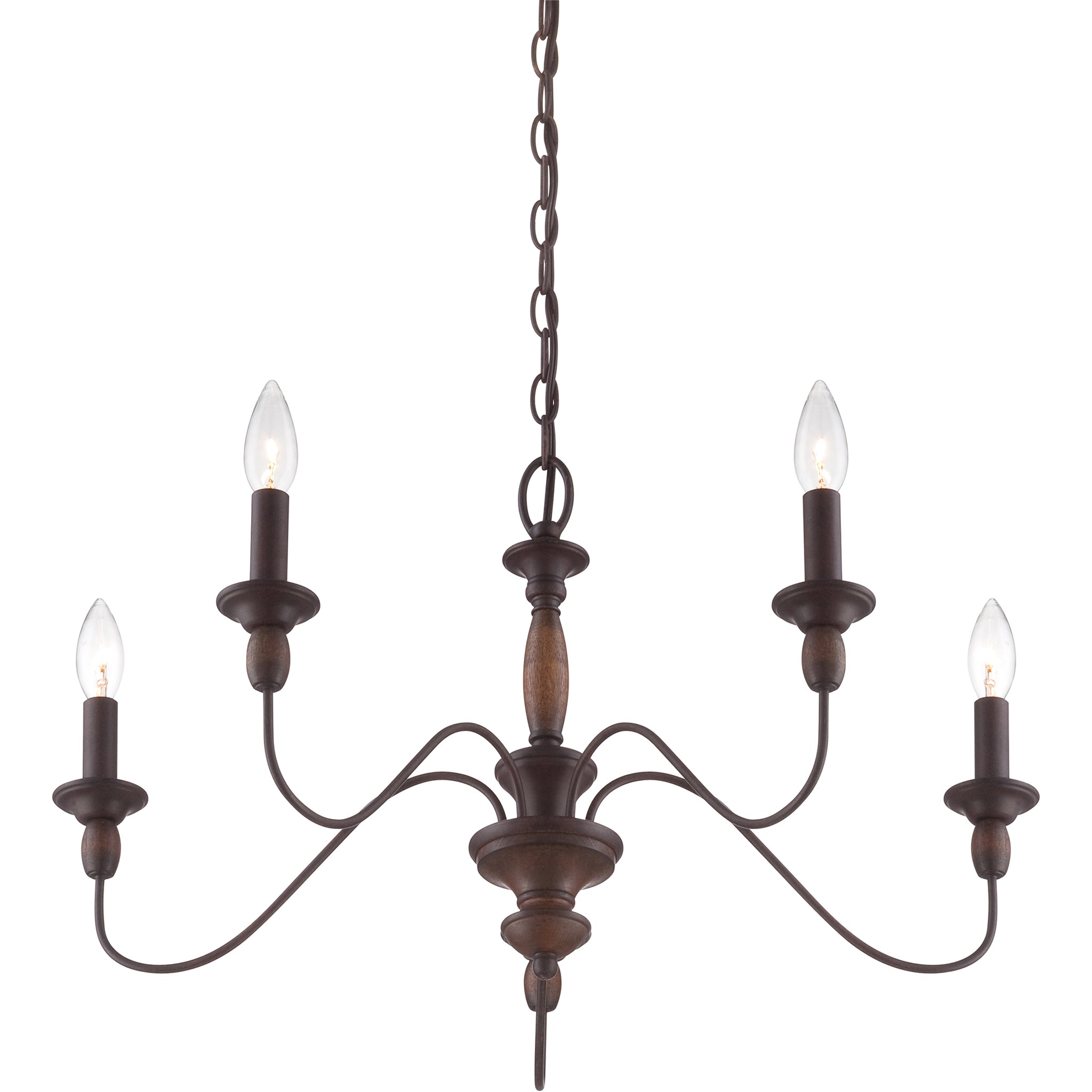 Cutheus Vintage Industrial Wooden Chandelier - Letslighting