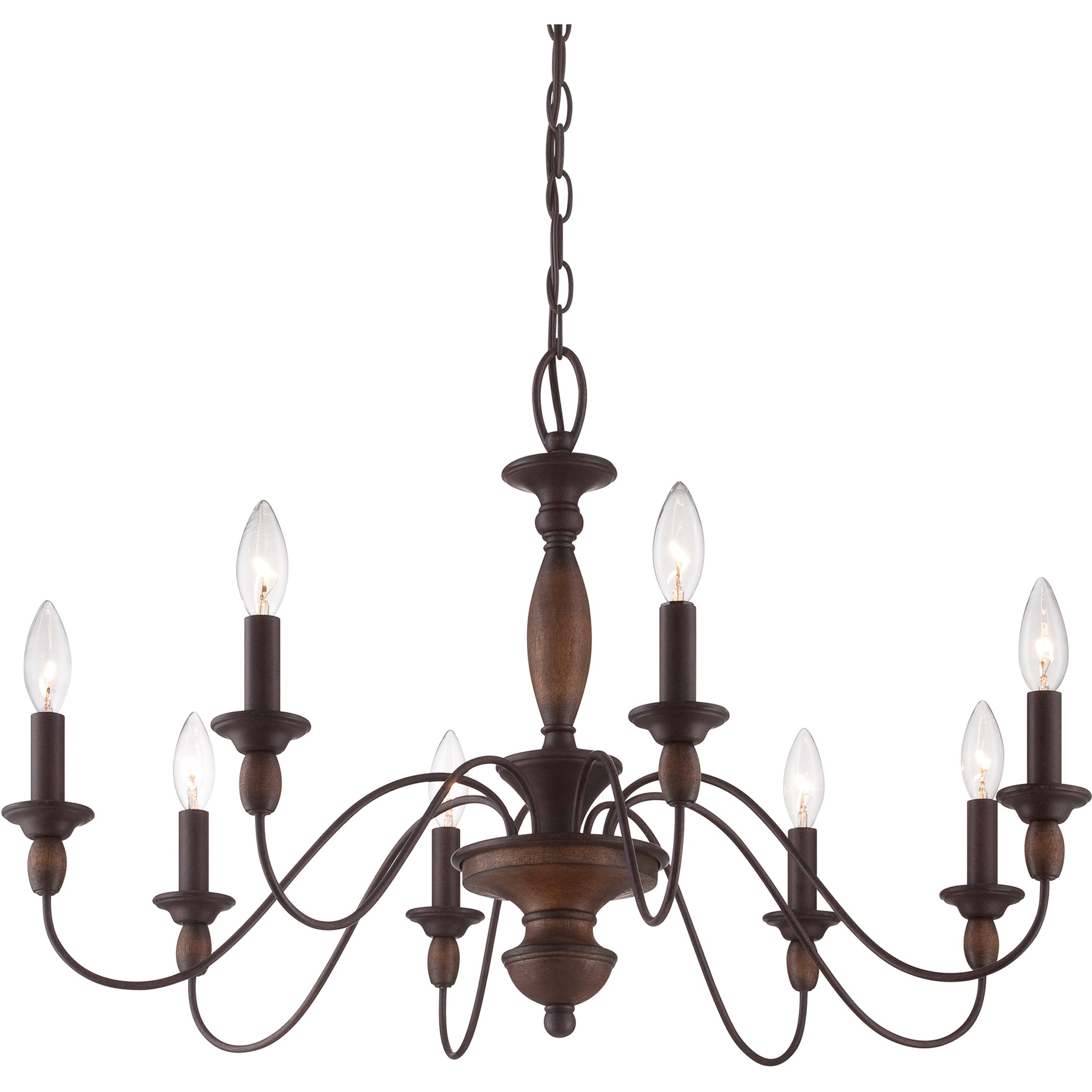 Cutheus Vintage Industrial Wooden Chandelier - Letslighting