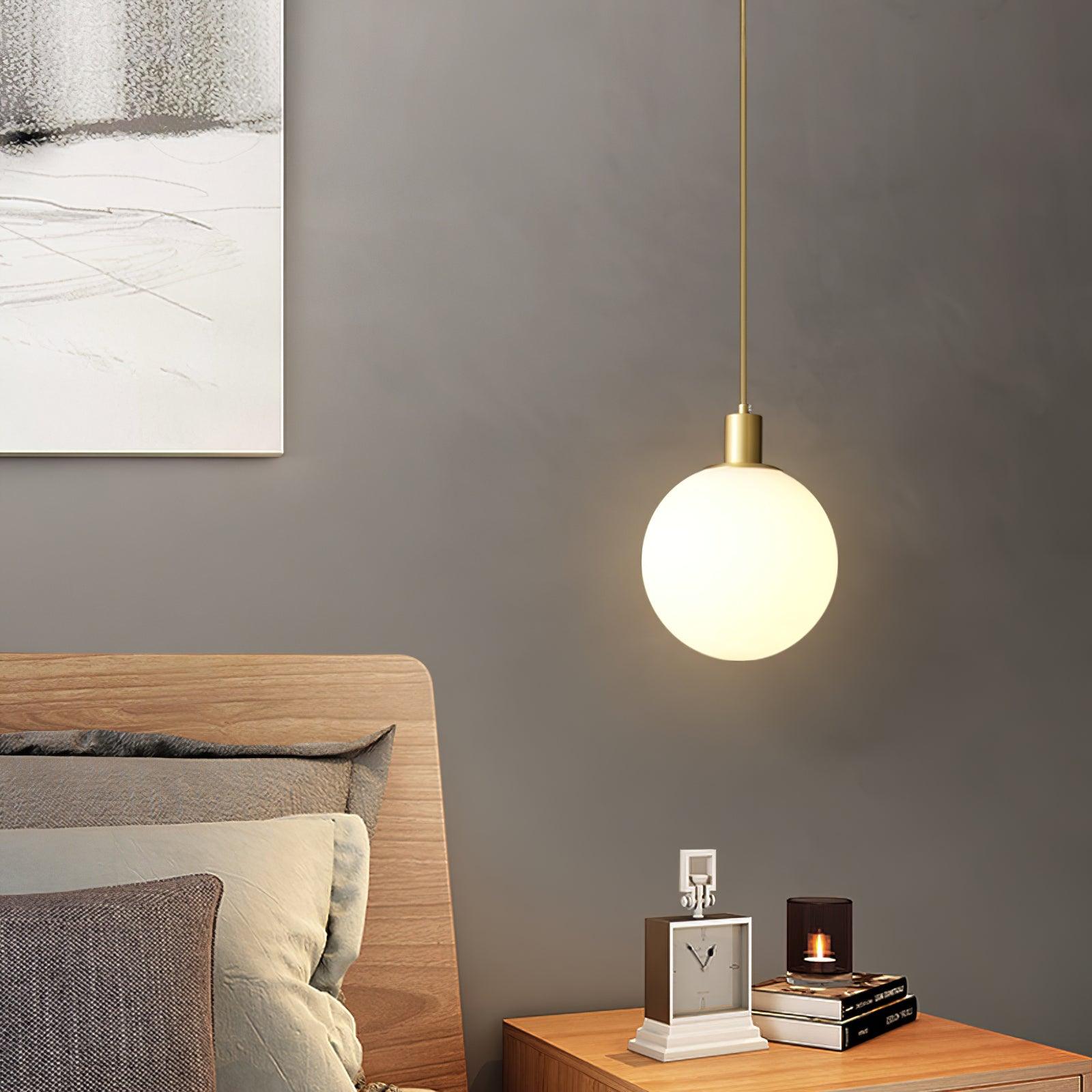 Orbita Minimalist Brass Pendant Light - Letslighting