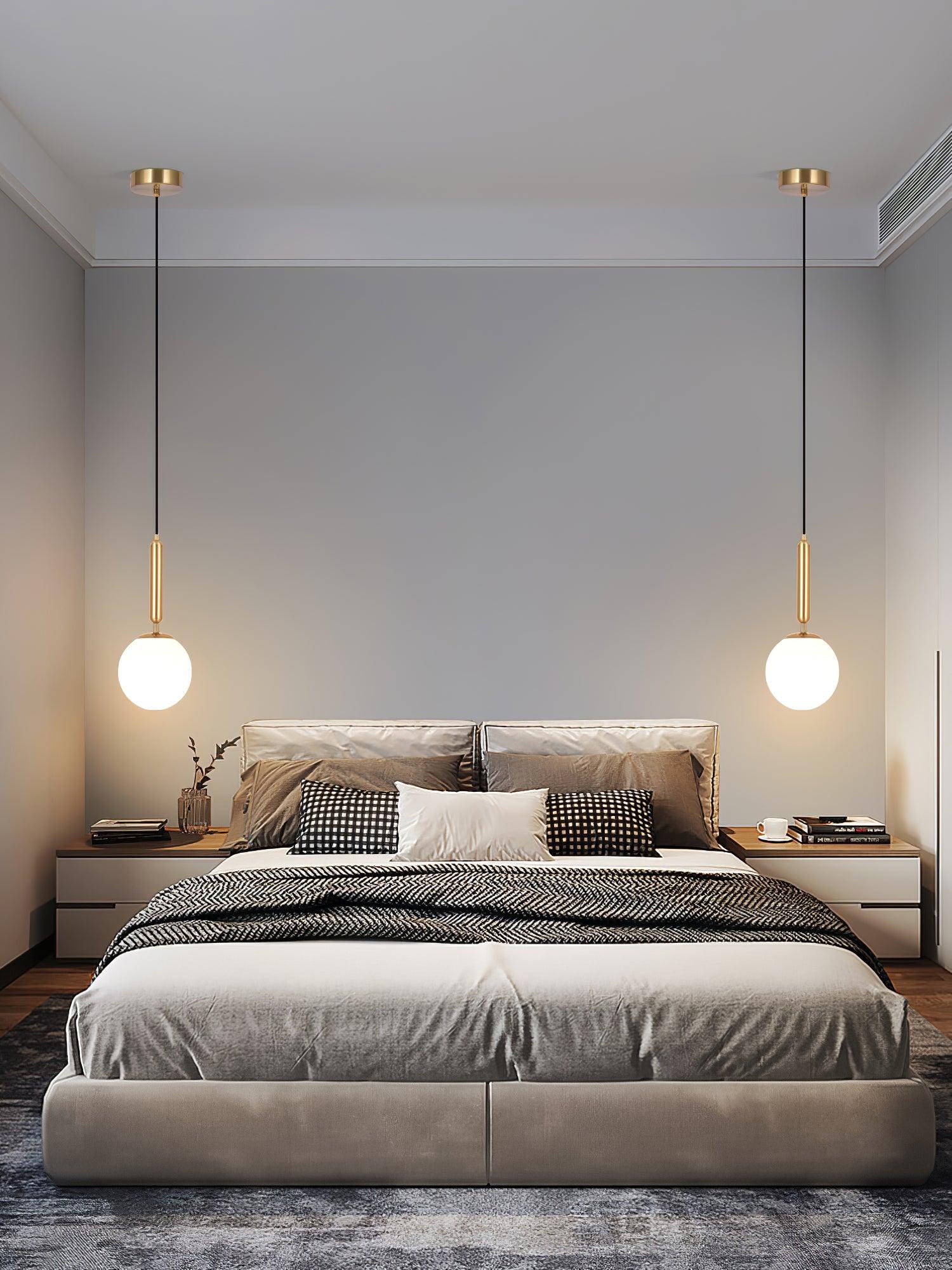 Orbita Minimalist Brass Pendant Light - Letslighting