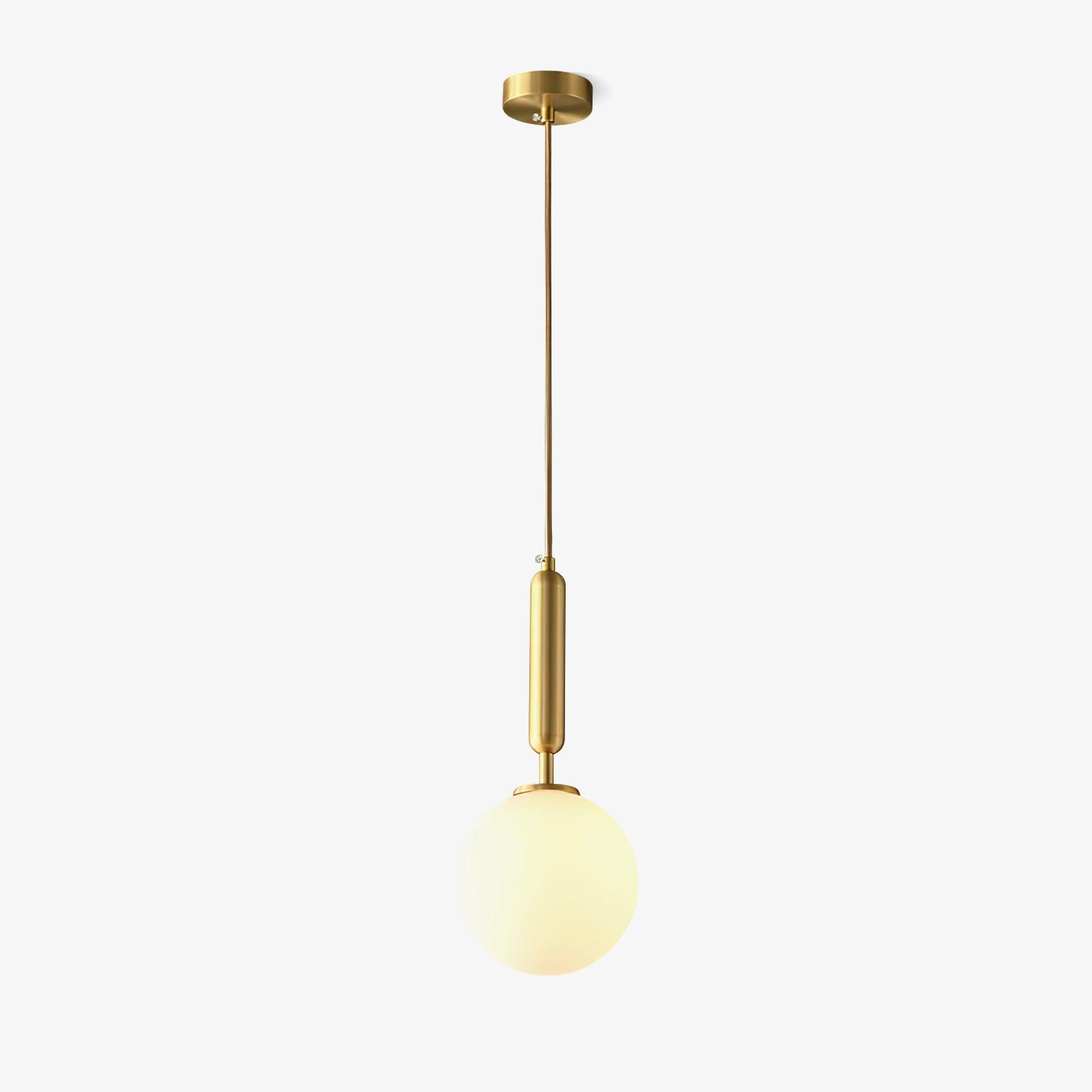 Orbita Minimalist Brass Pendant Light - Letslighting