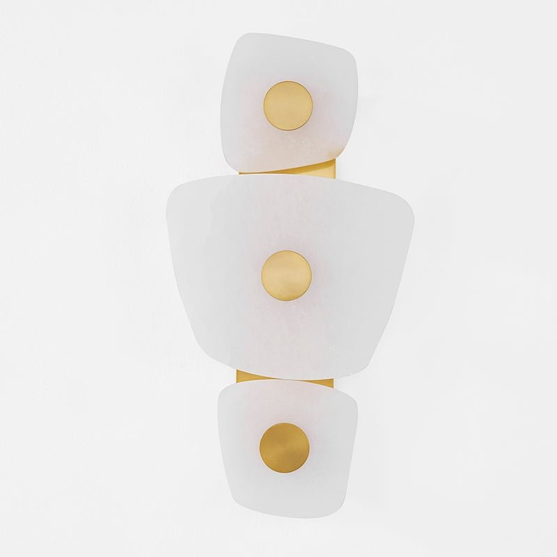 Itheora Individual Creativity Brass Alabaster Wall Lamp - Letslighting