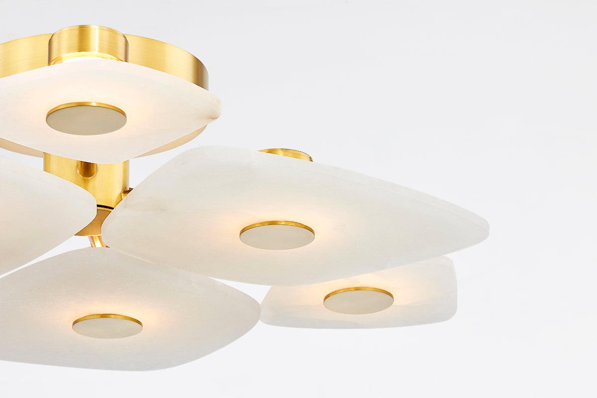 Cothaiel Individual Creativity Alabaster Ceiling Lamp - Letslighting