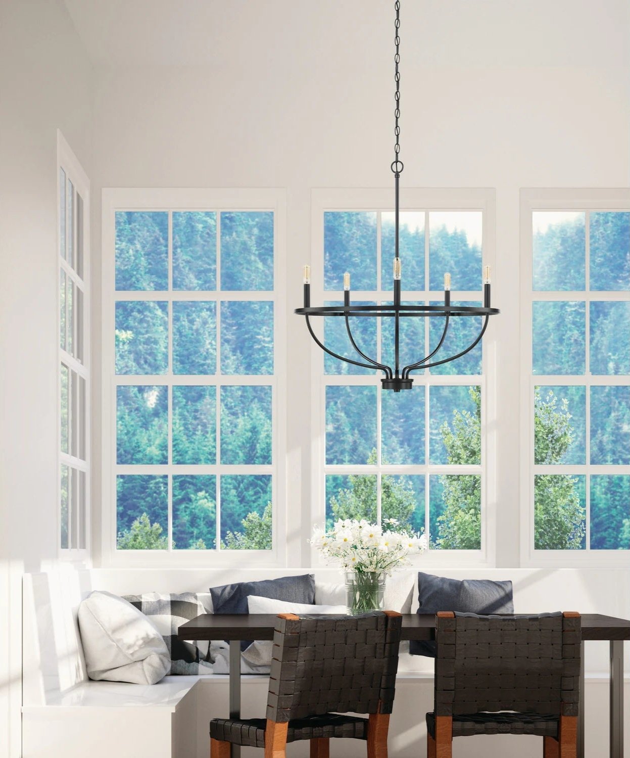 Myphaos Vintage Industrial HomePlace Brass Chandelier - Letslighting