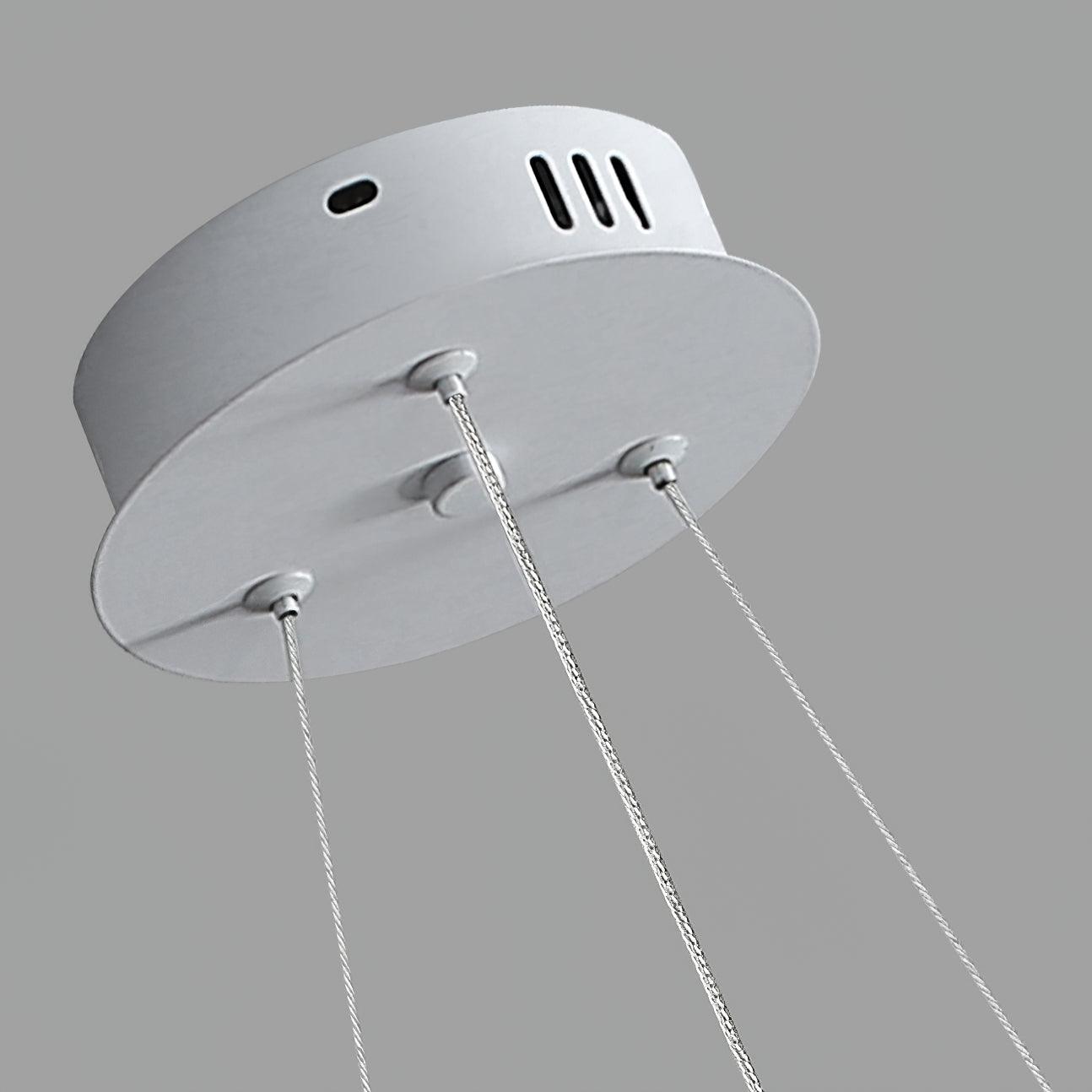 Lustra Chandelier Honeycomb Glossy White Polycarbonate - Letslighting