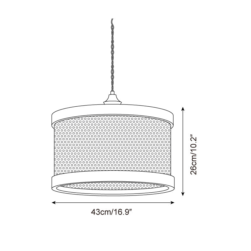 Gudon Woven Rattan Pendant Lamp - Letslighting