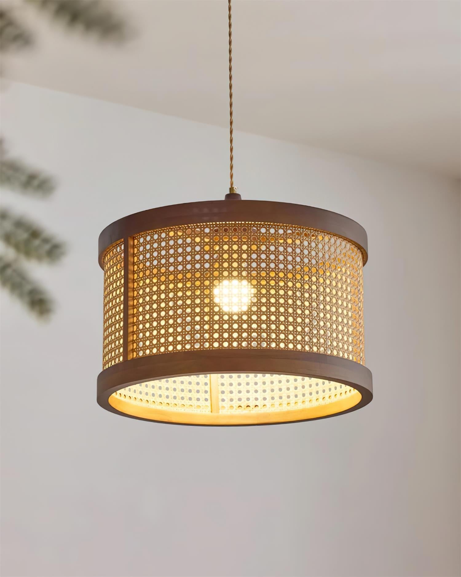 Gudon Woven Rattan Pendant Lamp - Letslighting