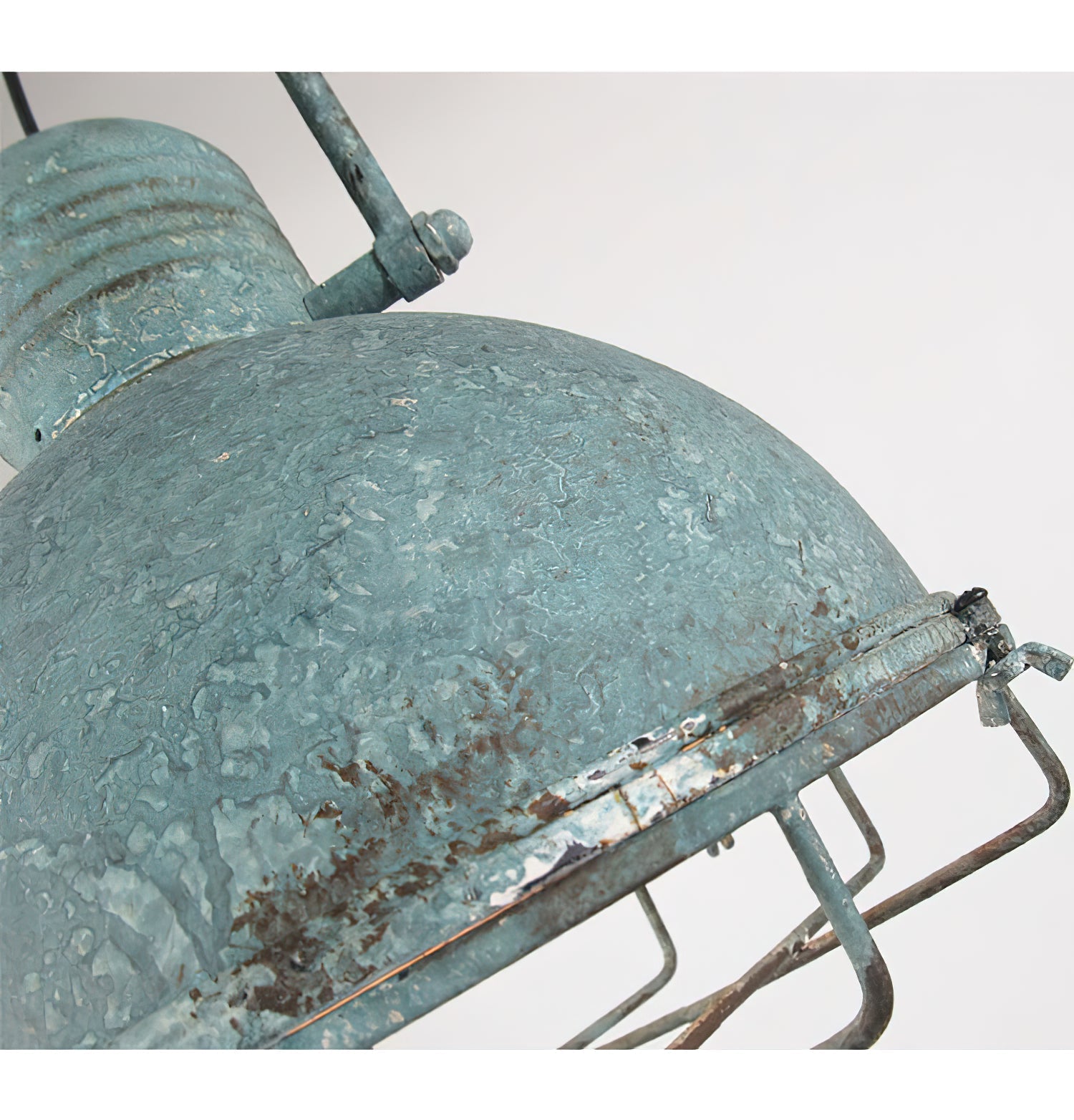 Hopedale Vintage Industrial Antique Green Pendant Light - Letslighting