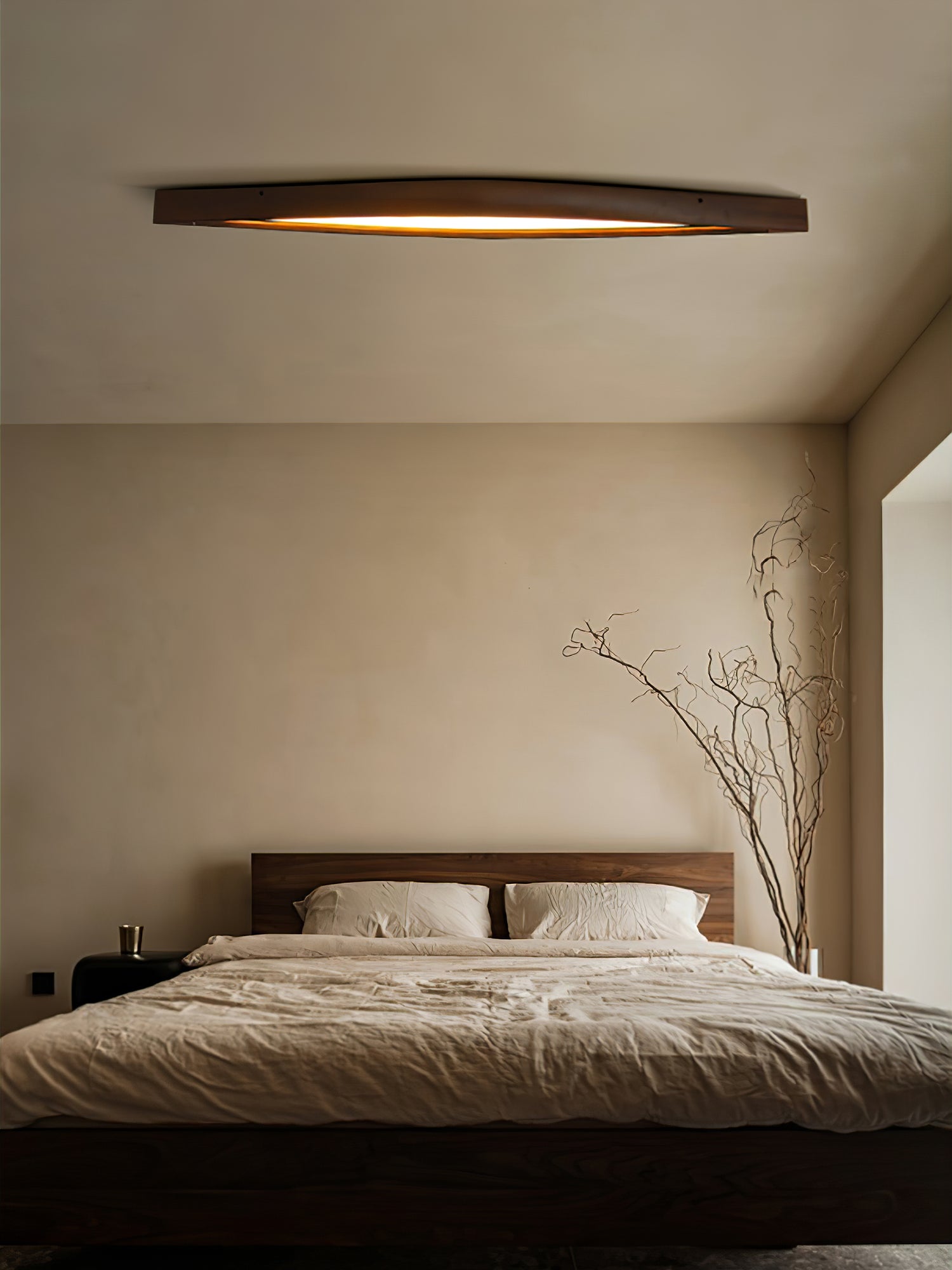 Alnoreth Nordic Horizon Linear Wood Ceiling Lamp - Letslighting