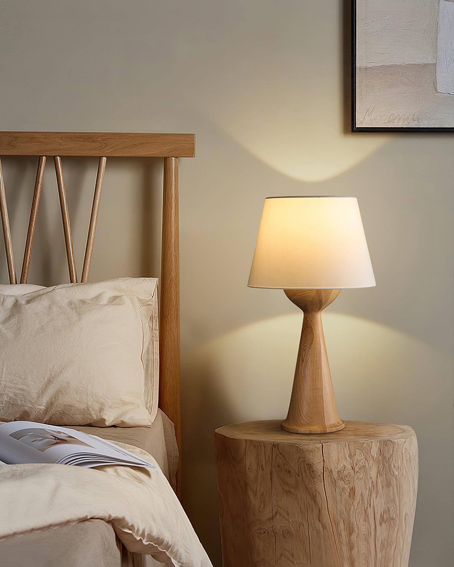 Tempo Vintage Wood Table Lamp - Letslighting