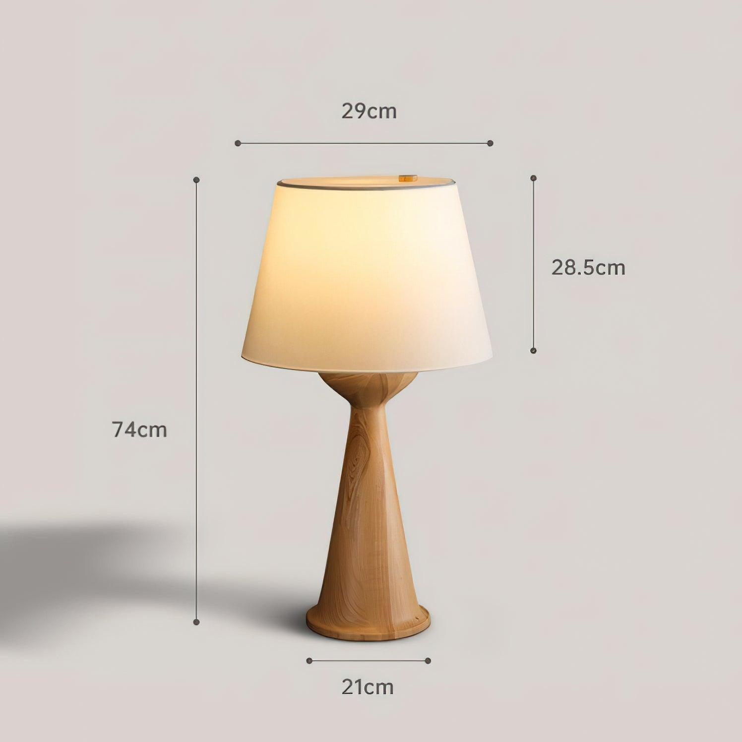 Tempo Vintage Wood Table Lamp - Letslighting