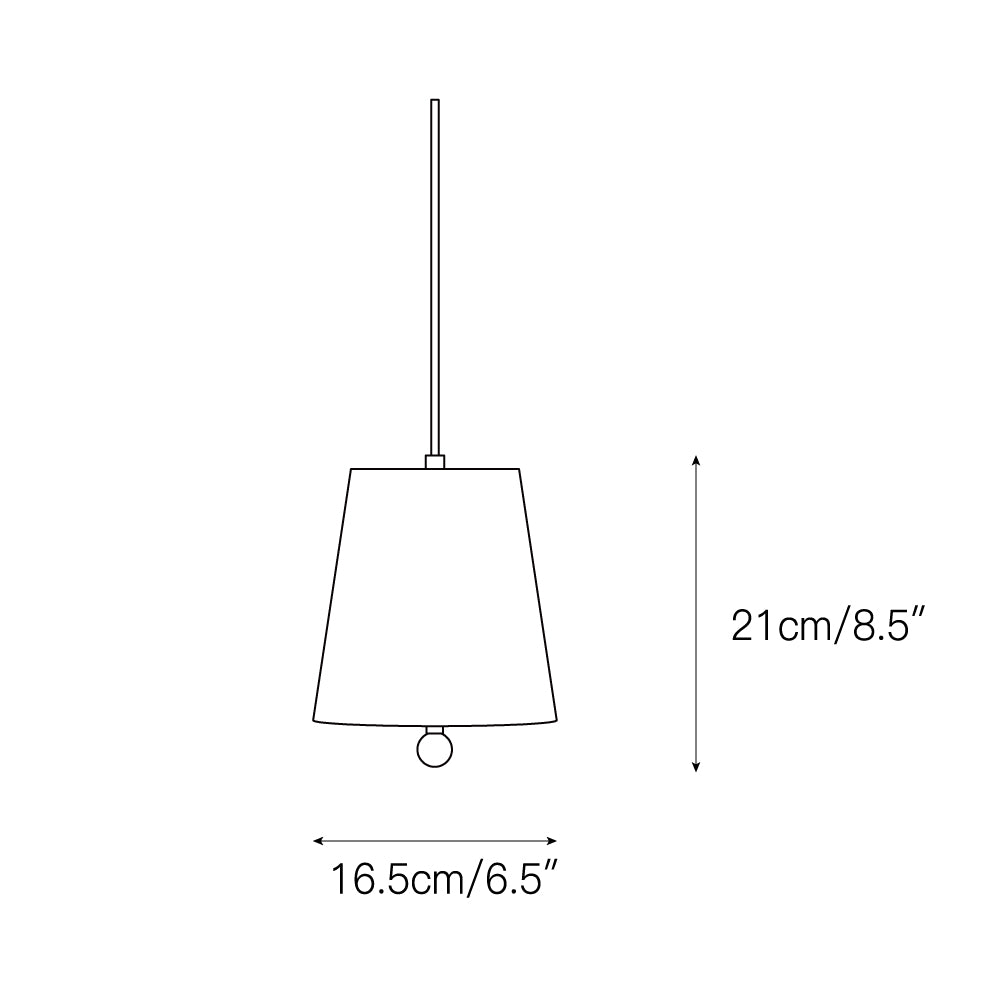 Elphaira Modern Minimalist House Cord Linen Pendant Lamp - Letslighting