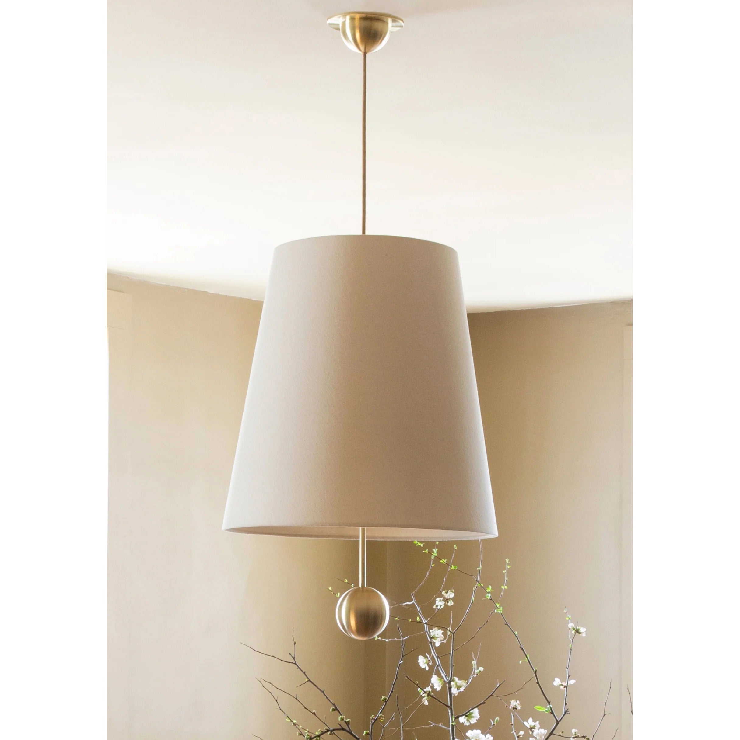 Elphaira Modern Minimalist House Cord Linen Pendant Lamp - Letslighting
