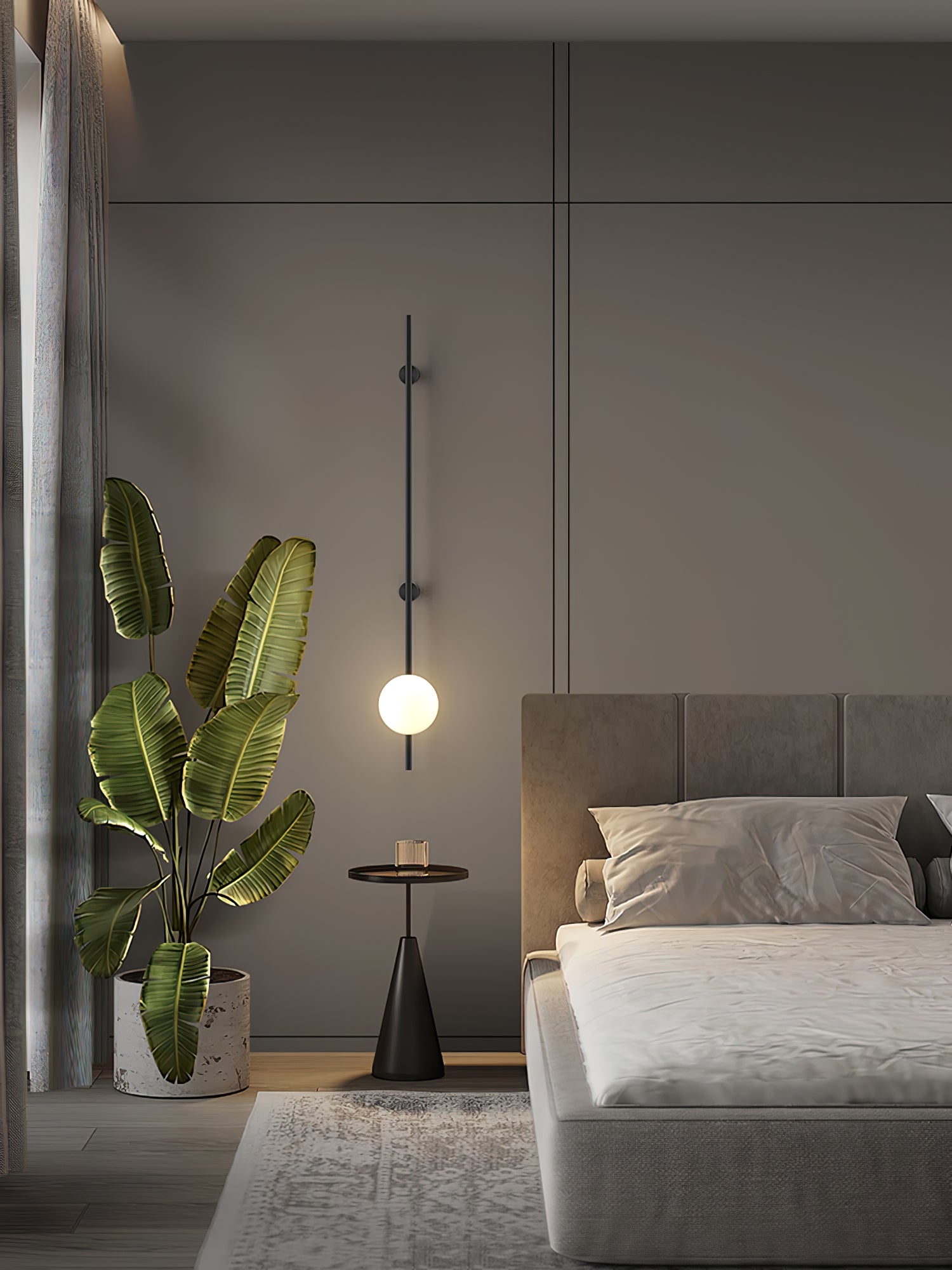 Vitheiel Modern Minimalist Glass Wall Light - Letslighting