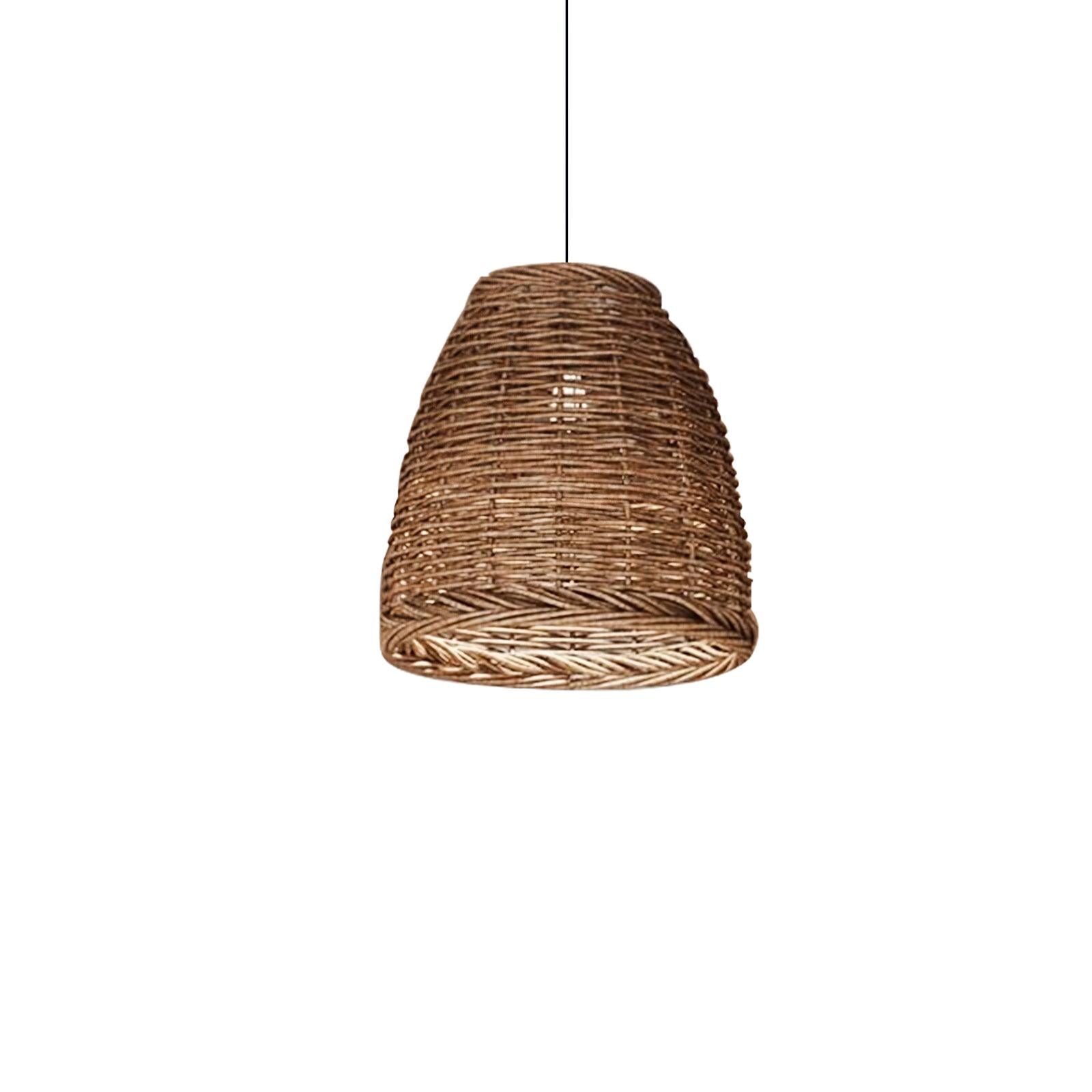 Wickora Vintage Wicker Pendant Lamp - Letslighting