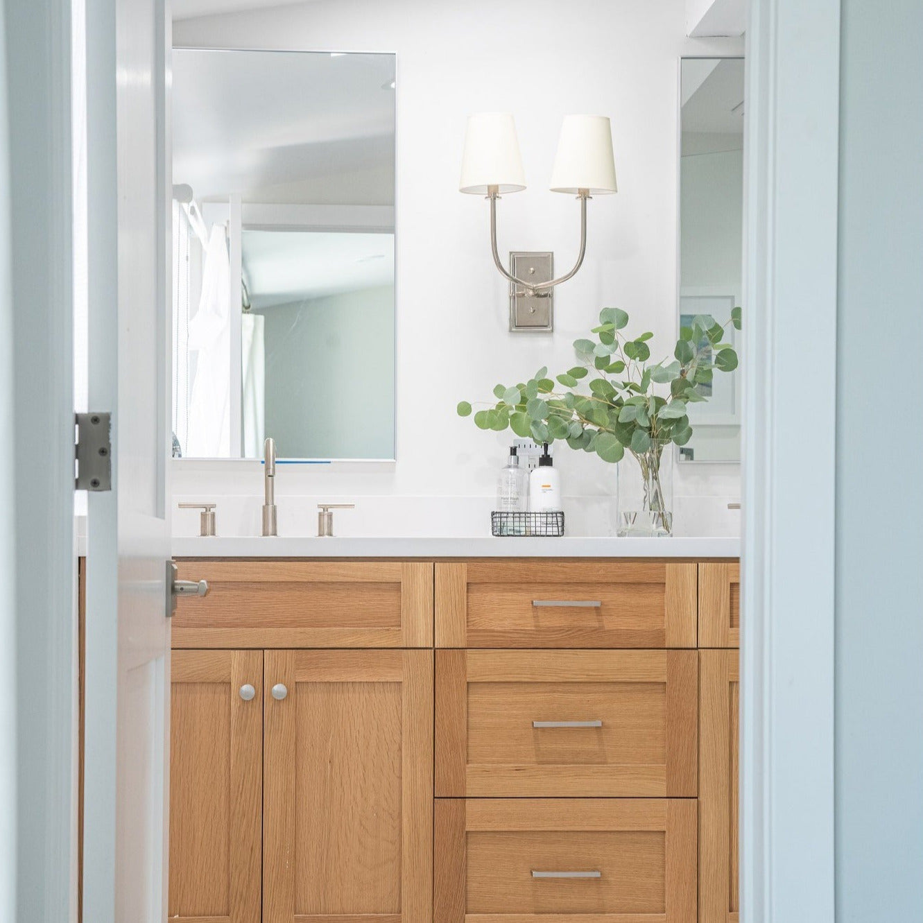 Silva Tapered Shade Wall Lamp Fabric - Letslighting