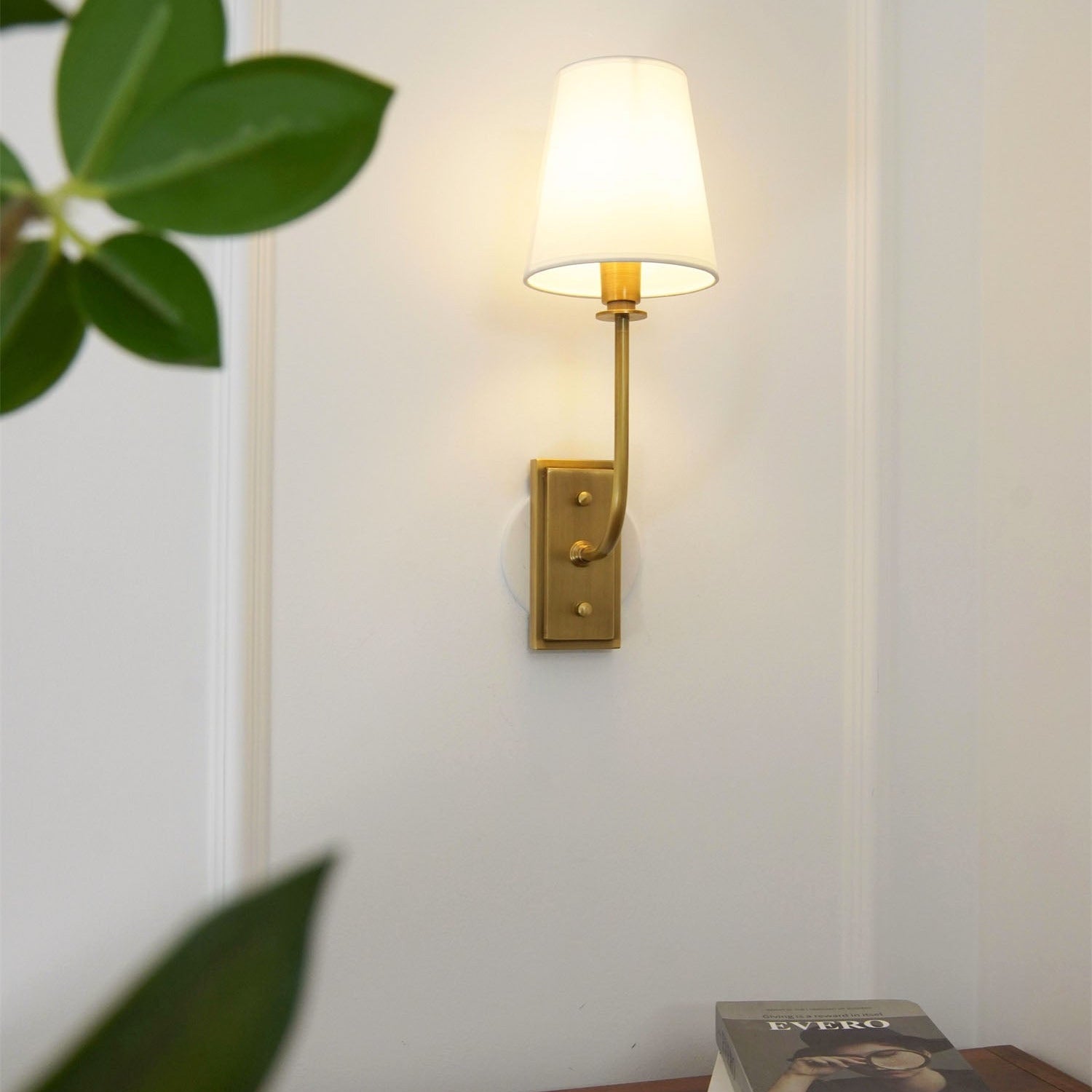 Silva Tapered Shade Wall Lamp Fabric - Letslighting