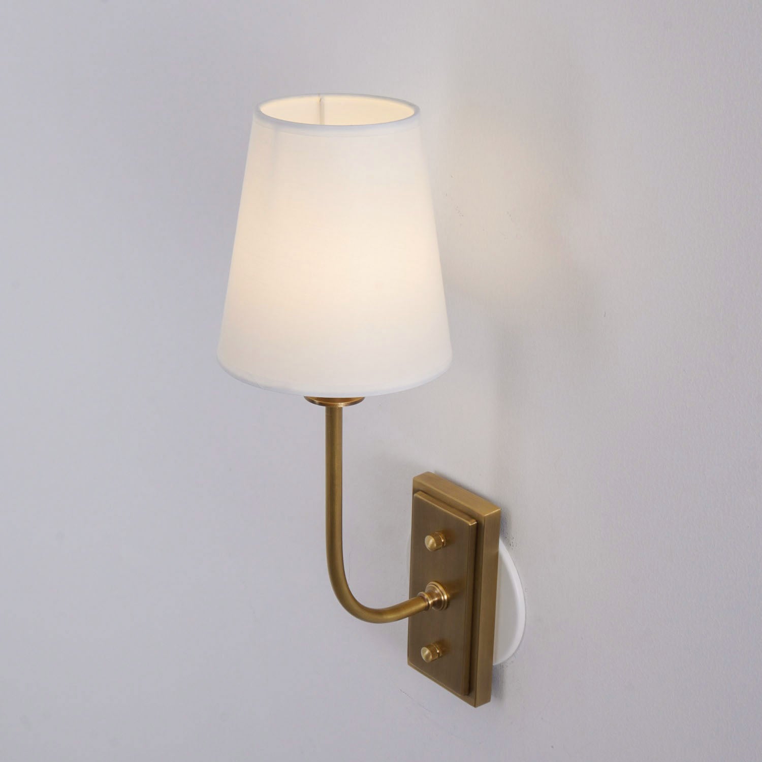 Silva Tapered Shade Wall Lamp Fabric - Letslighting