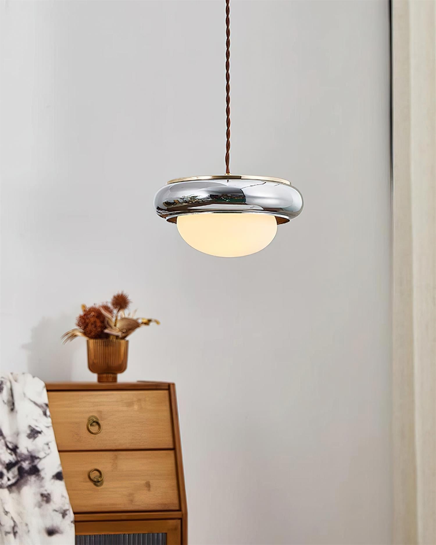 Quillon Wood Ring Pendant Lamp - Letslighting