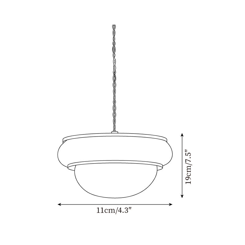 Quillon Wood Ring Pendant Lamp - Letslighting