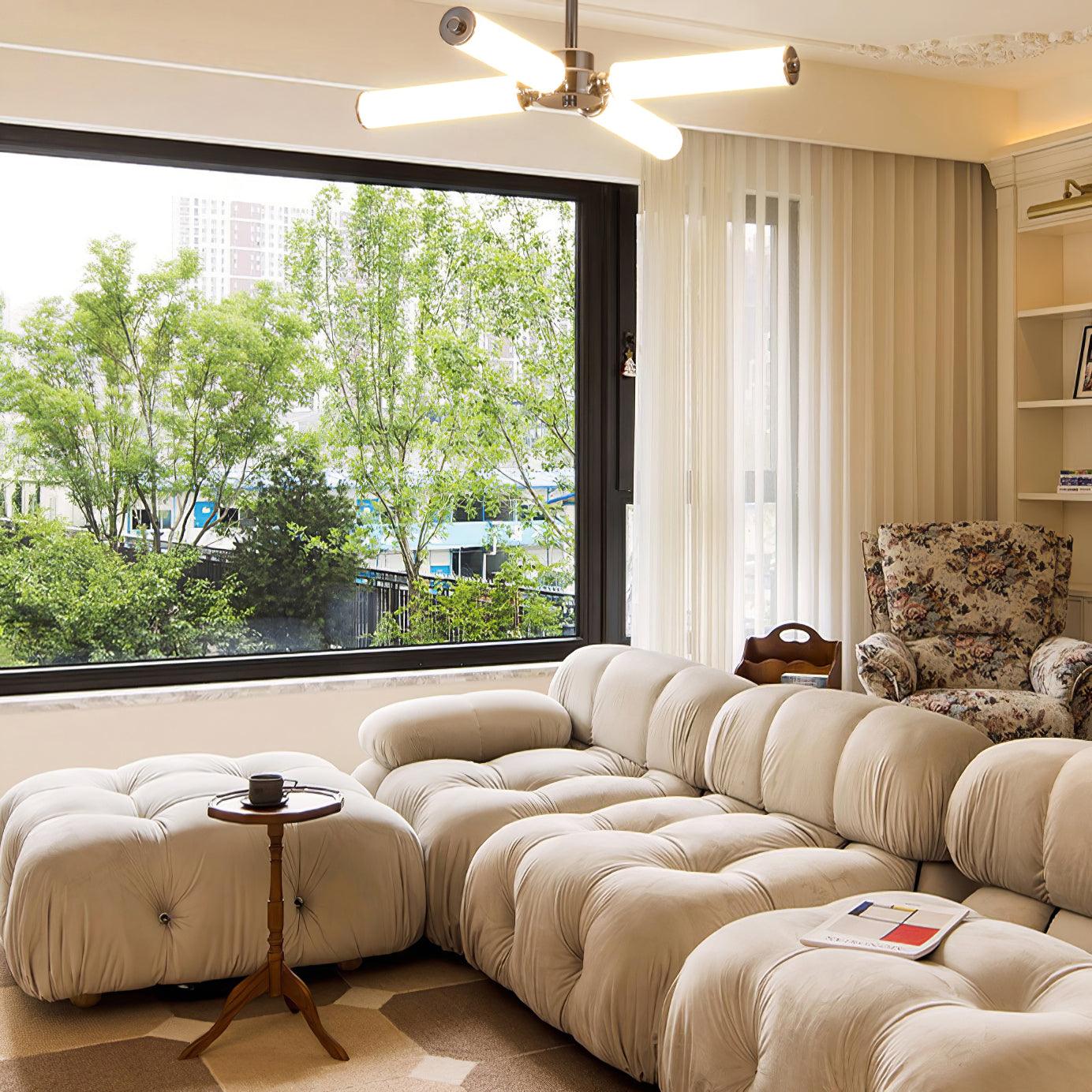 Zoliria Modern Minimalist LED Glass Chandelier - Letslighting