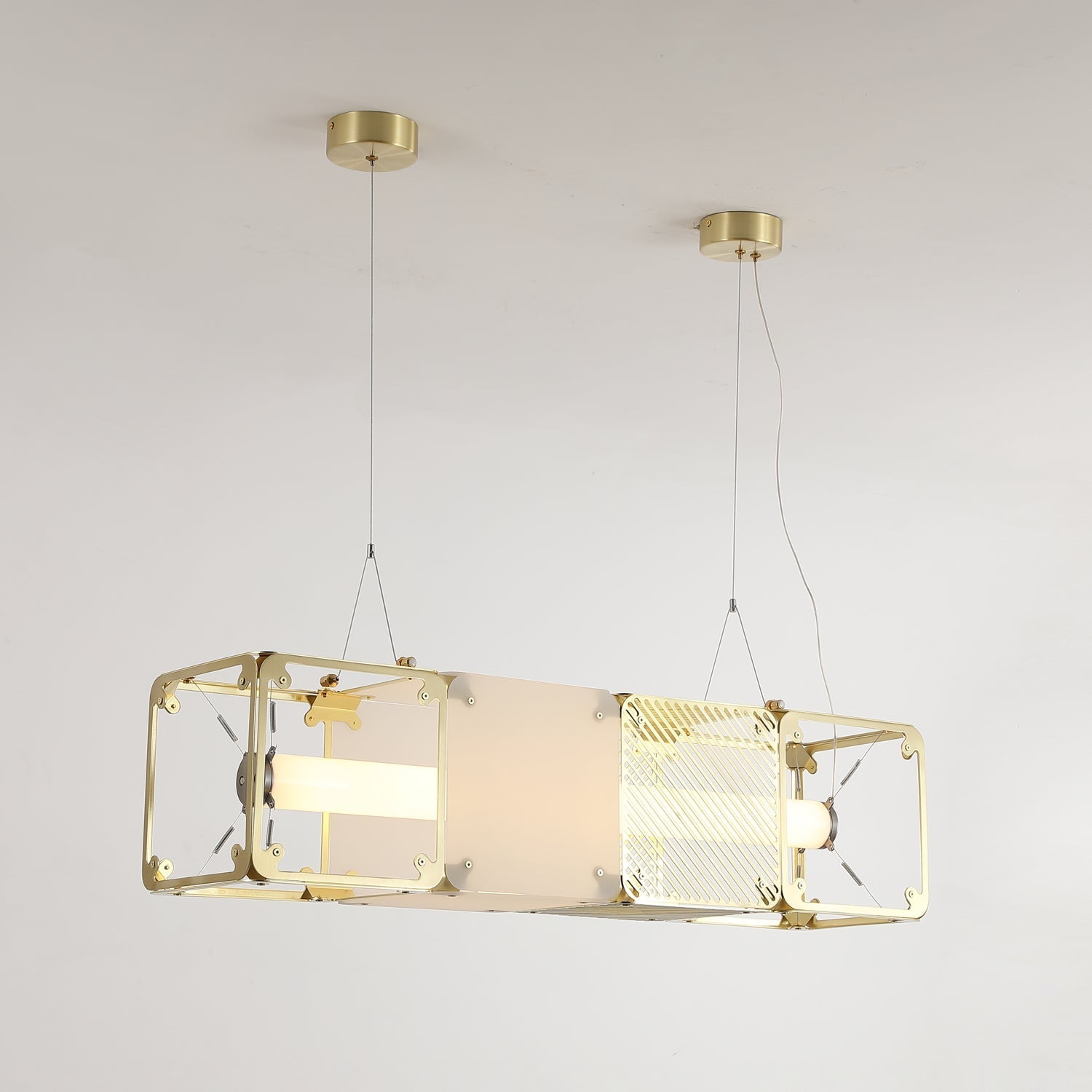 Atheor Premium Nordic Art Brass Pendant Lamp - Letslighting