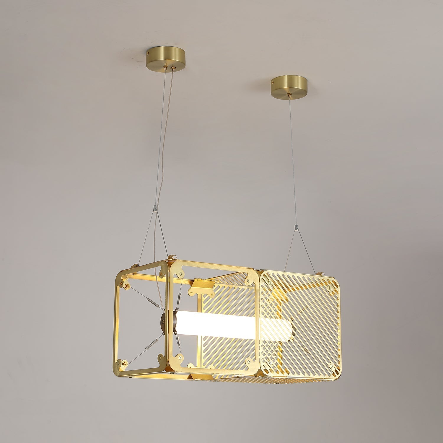 Atheor Premium Nordic Art Brass Pendant Lamp - Letslighting
