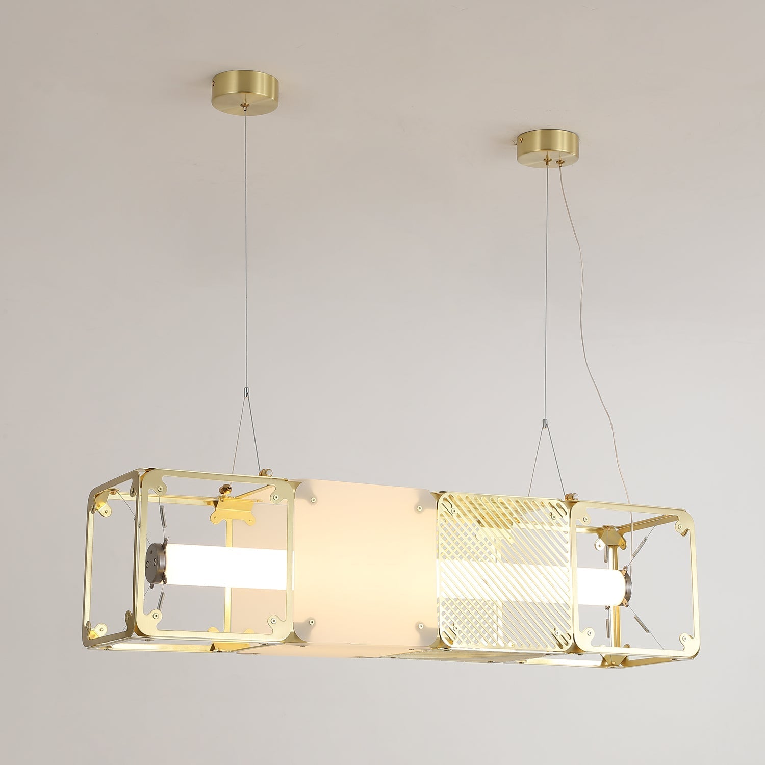 Atheor Premium Nordic Art Brass Pendant Lamp - Letslighting