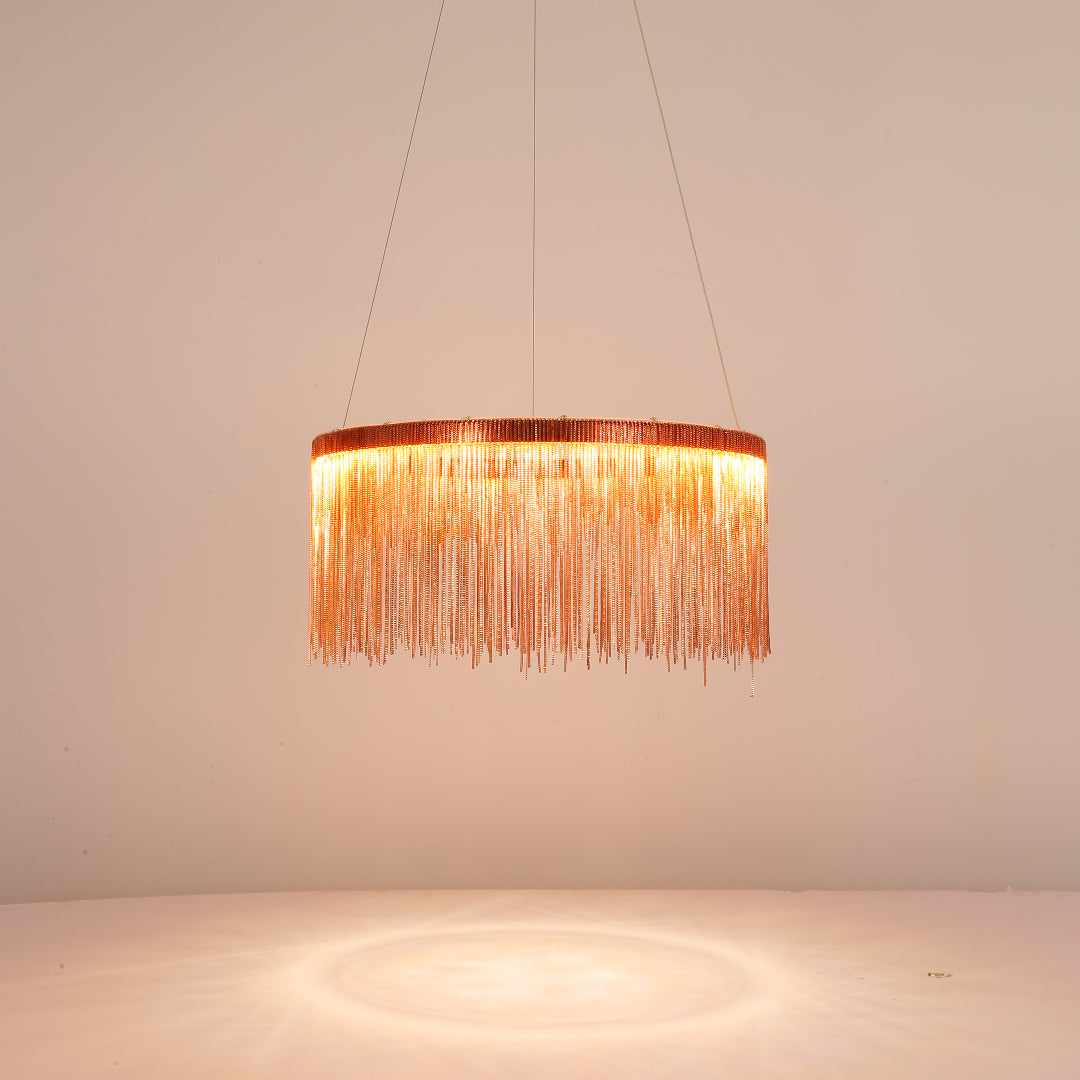 Arisha Tassel Chain Art Deco Pendant Light Living Room Hall - Letslighting