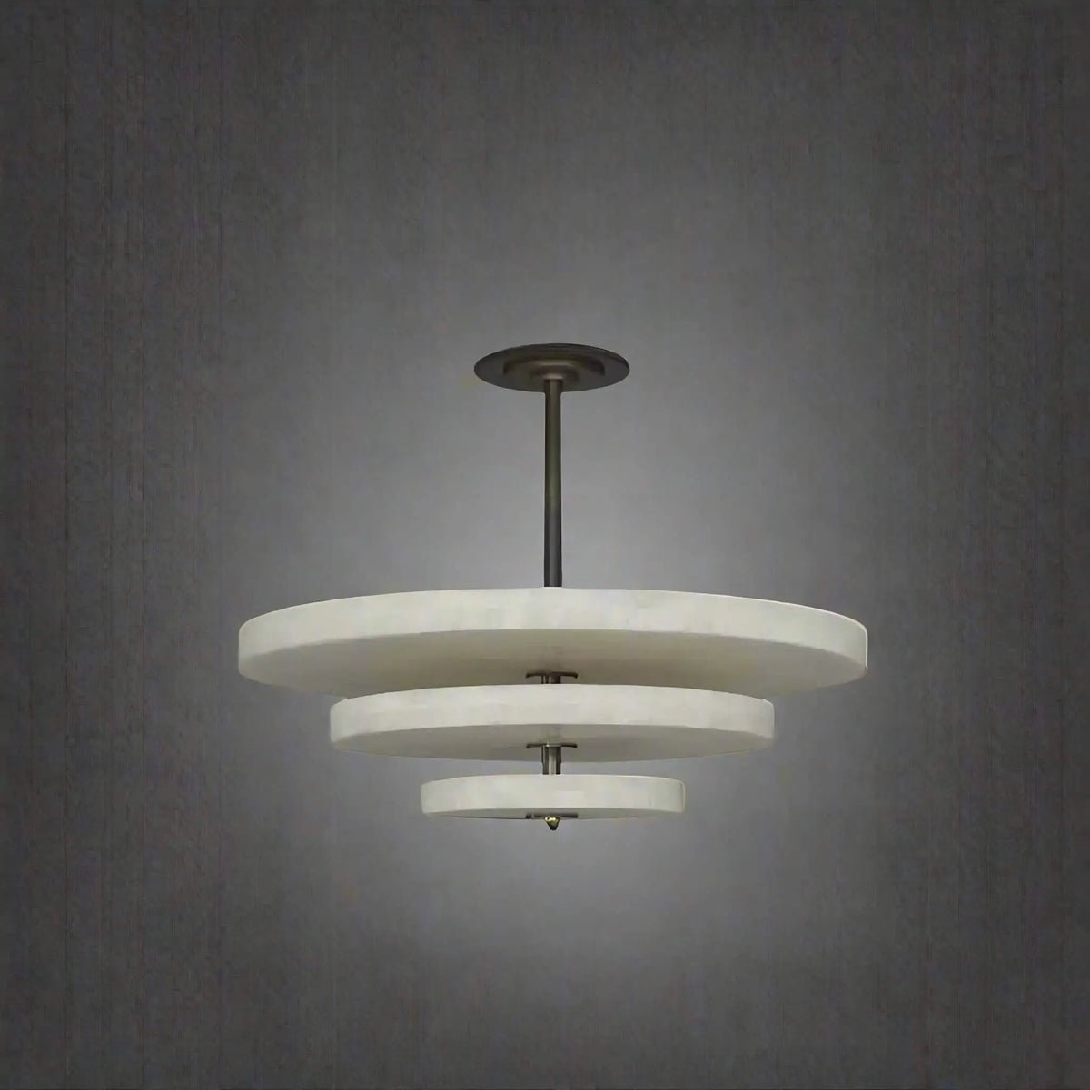 Liora Minimalist Alabaster Pendant Light Chandelier
