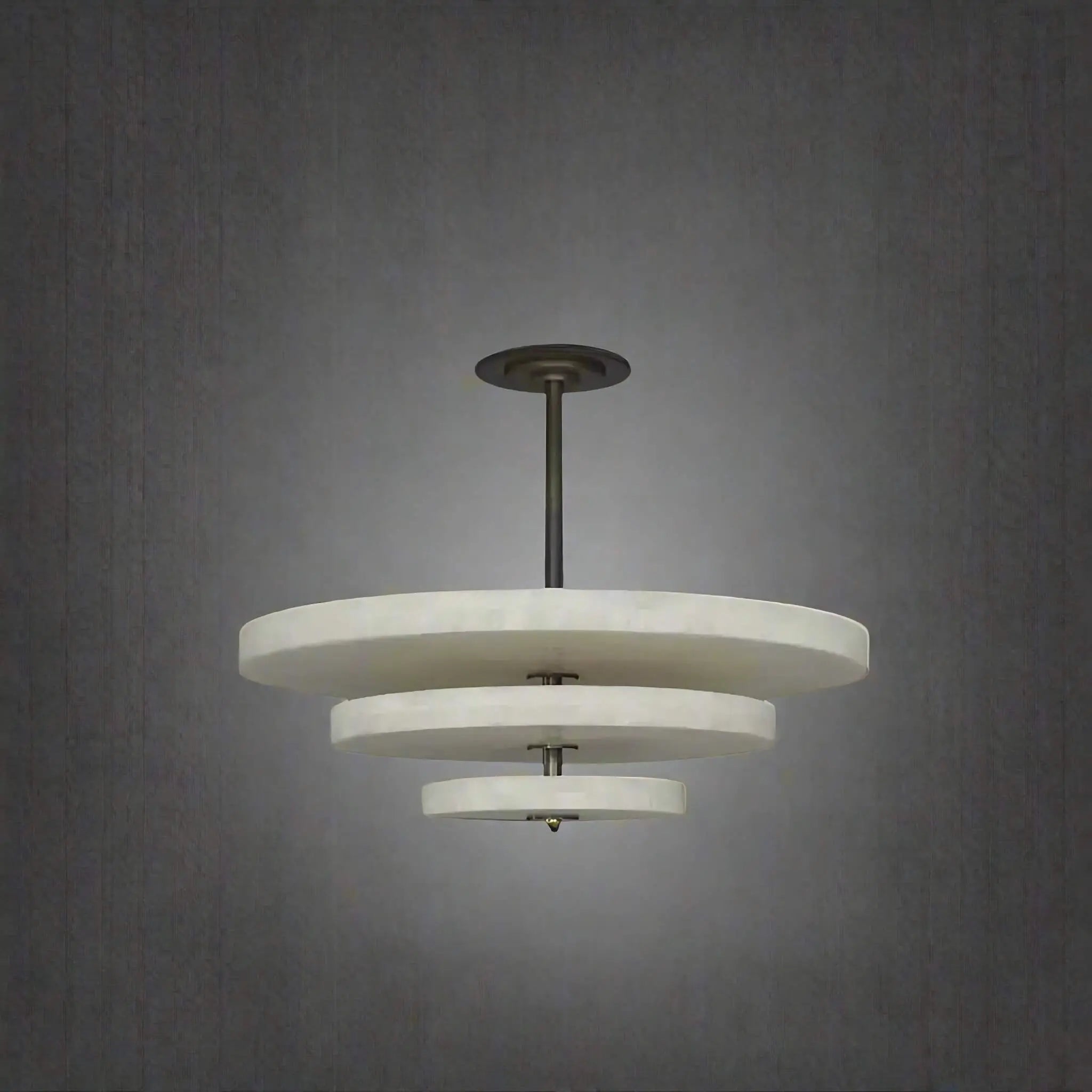Liora Minimalist Alabaster Pendant Light Chandelier