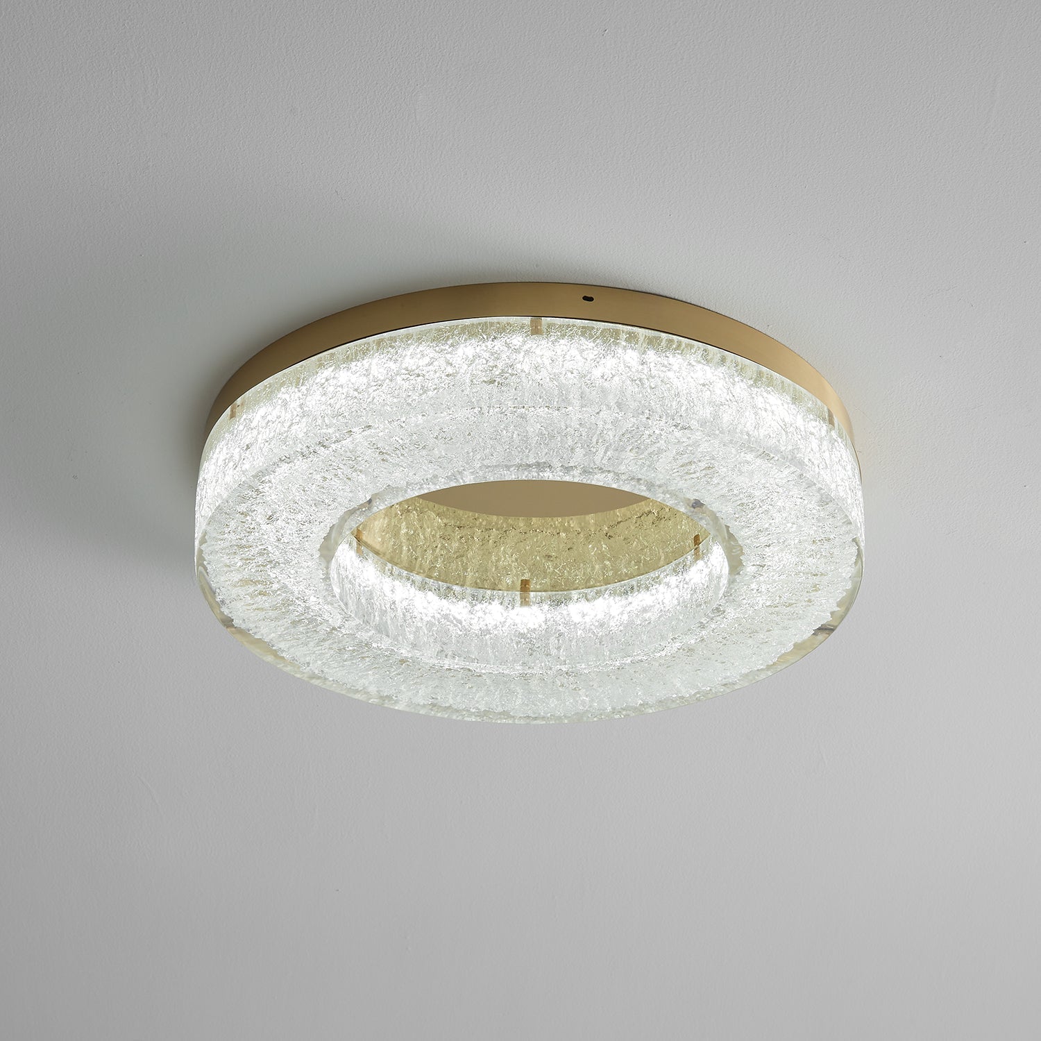 Ashaionis Ice Crack Circle Resin Ceiling Lamp - Letslighting