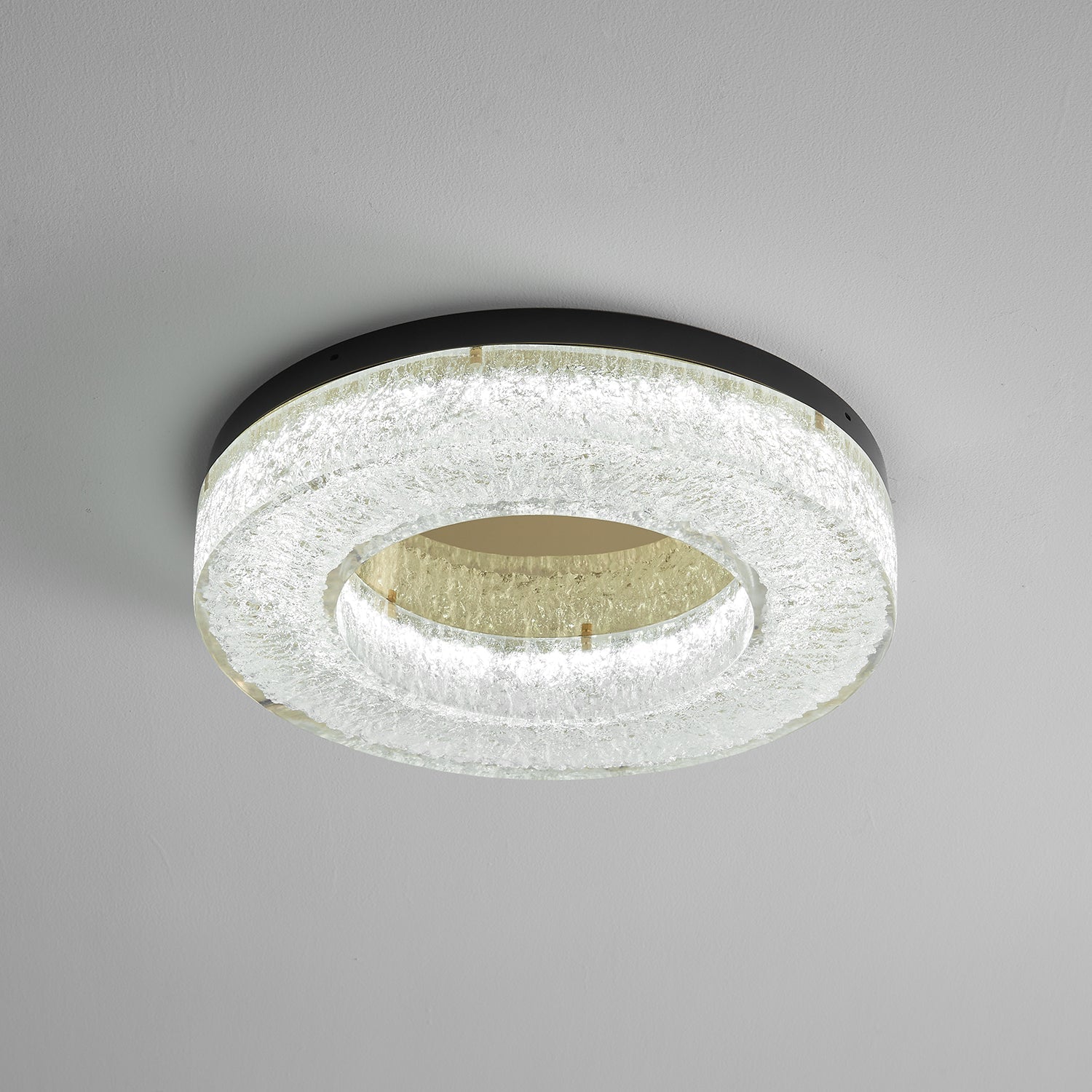 Ashaionis Ice Crack Circle Resin Ceiling Lamp - Letslighting